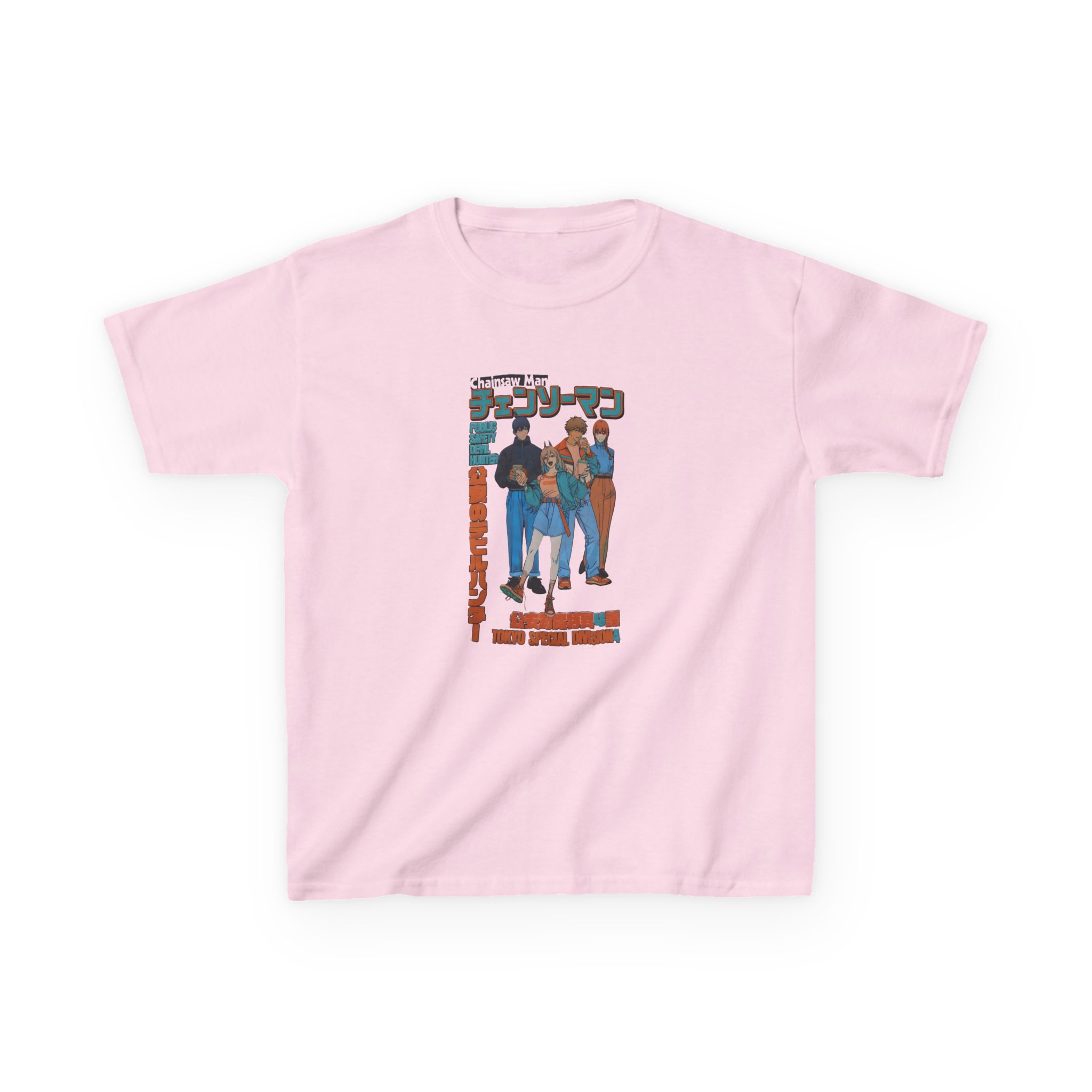 Chainsaw Man Group Kids Heavy Cotton™ Tee - Image 9