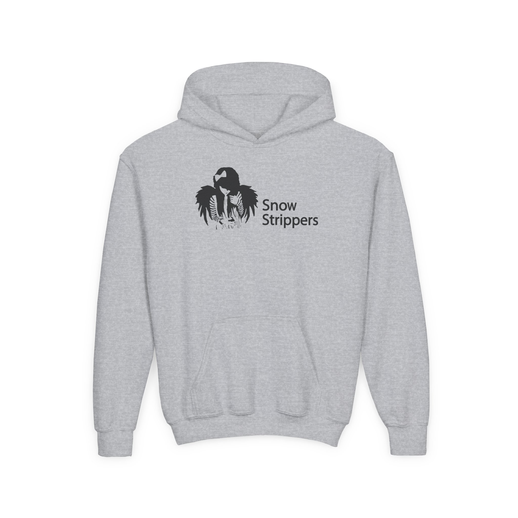 Youth Snow Strippers Heavy Blend Hooded Sweatshirt - Image 3