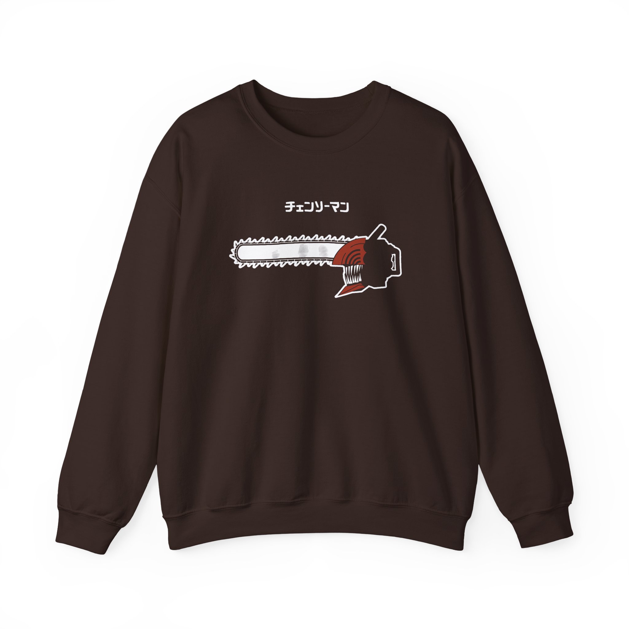 Chainsaw Man Flaming Unisex Heavy Blend™ Crewneck Sweatshirt - Image 3