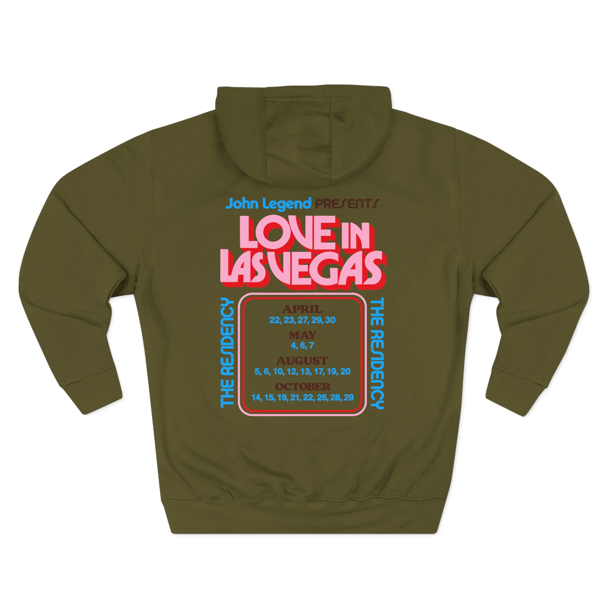 John Legend Love In Las Vegas Three-Panel Fleece Hoodie - Image 16