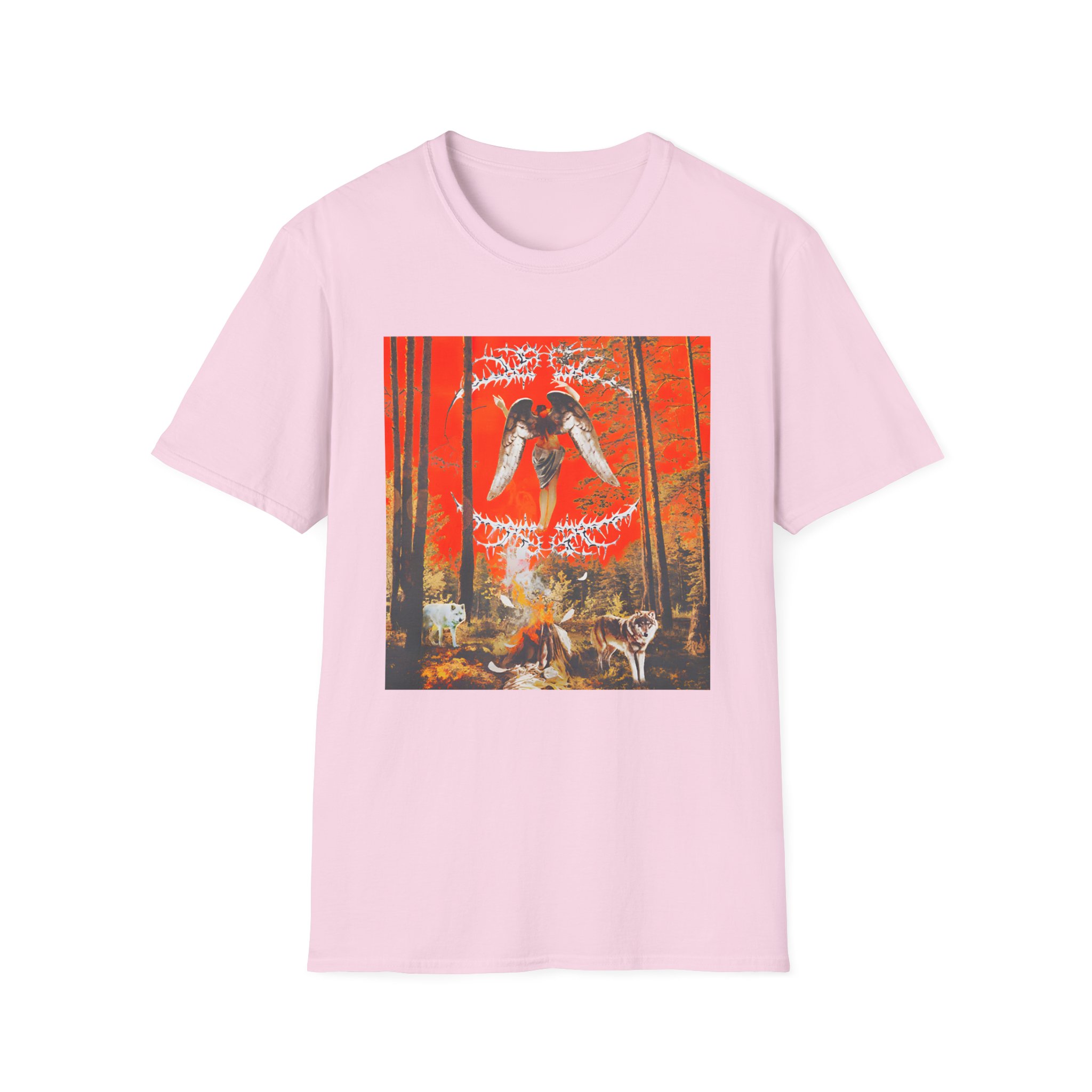 Knocked Loose Upon Loss Wolves Unisex Softstyle T-shirt - Image 11