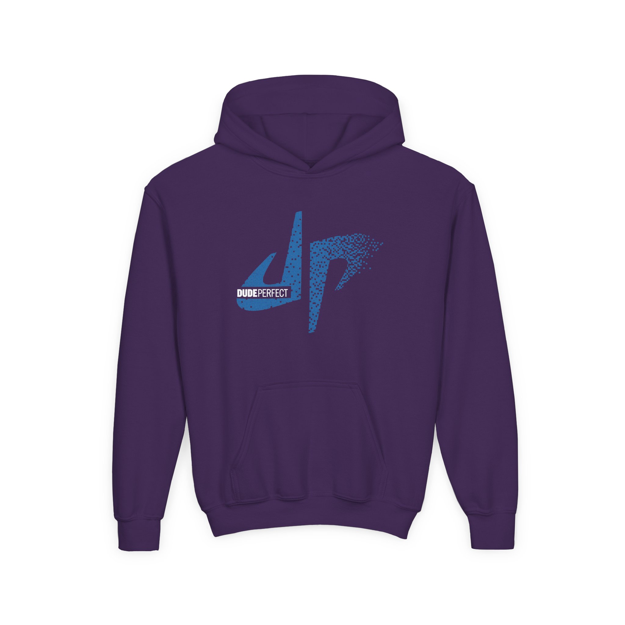 Dude Perfect Pixel Youth Heavy Blend Hooded Sweatshirt - Image 11