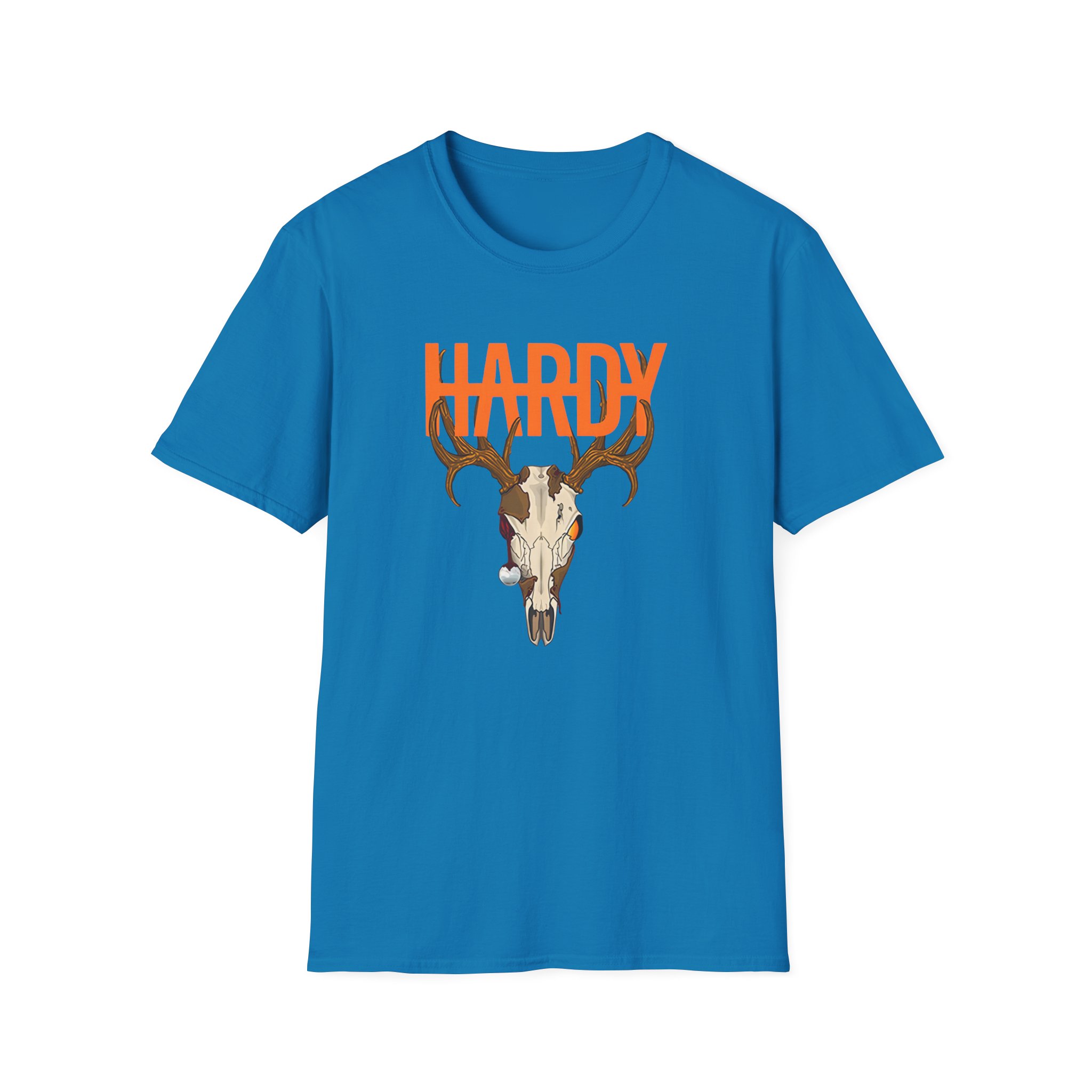 Hd Deer Skull Unisex Softstyle T-Shirt - Image 15