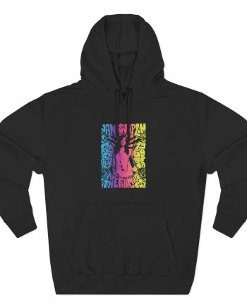 Janis Joplin at the Filmore Three-Panel Fleece Hoodie