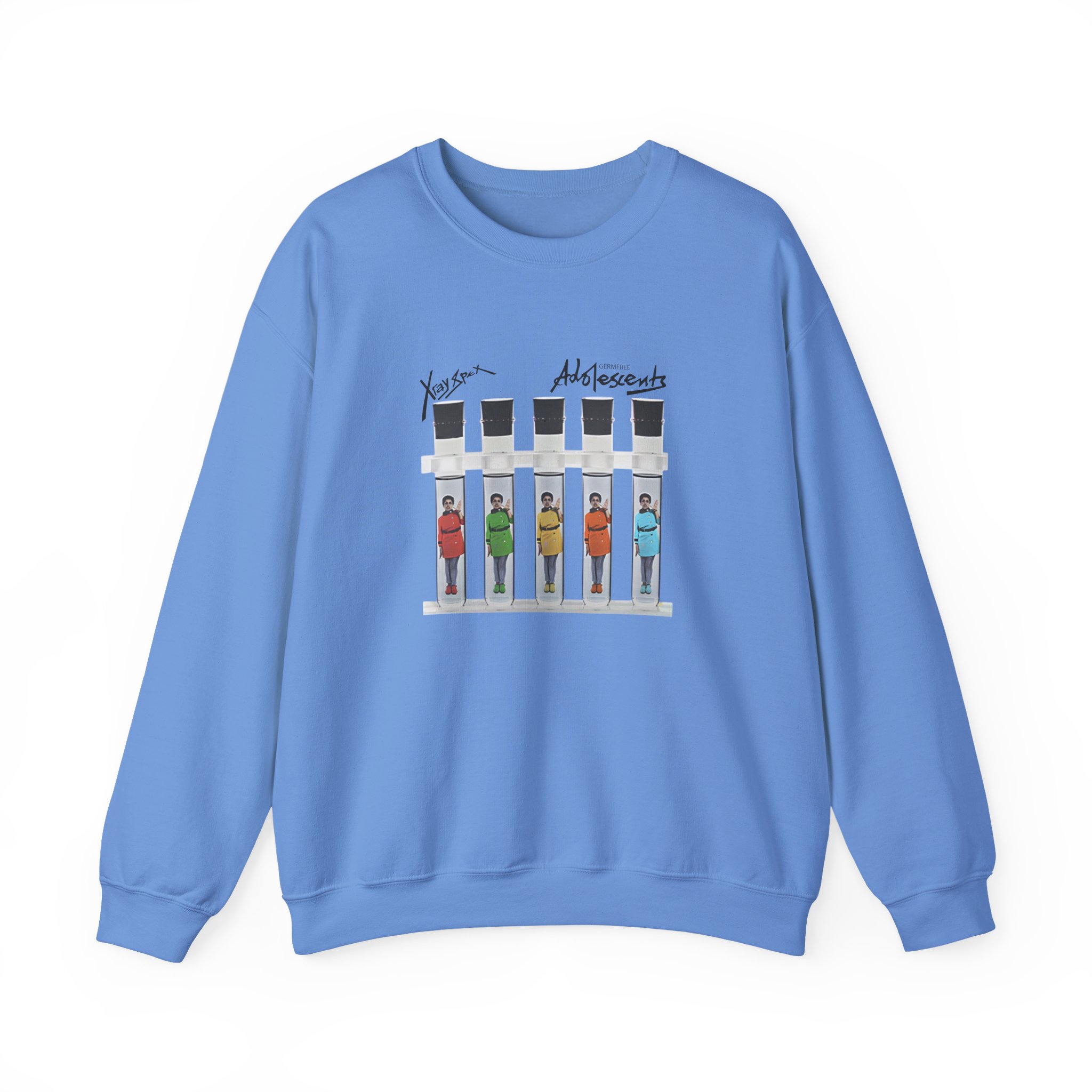 X-ray Spex Germ Free Five Tube Unisex Heavy Blend™ Crewneck Sweatshirt - Image 19