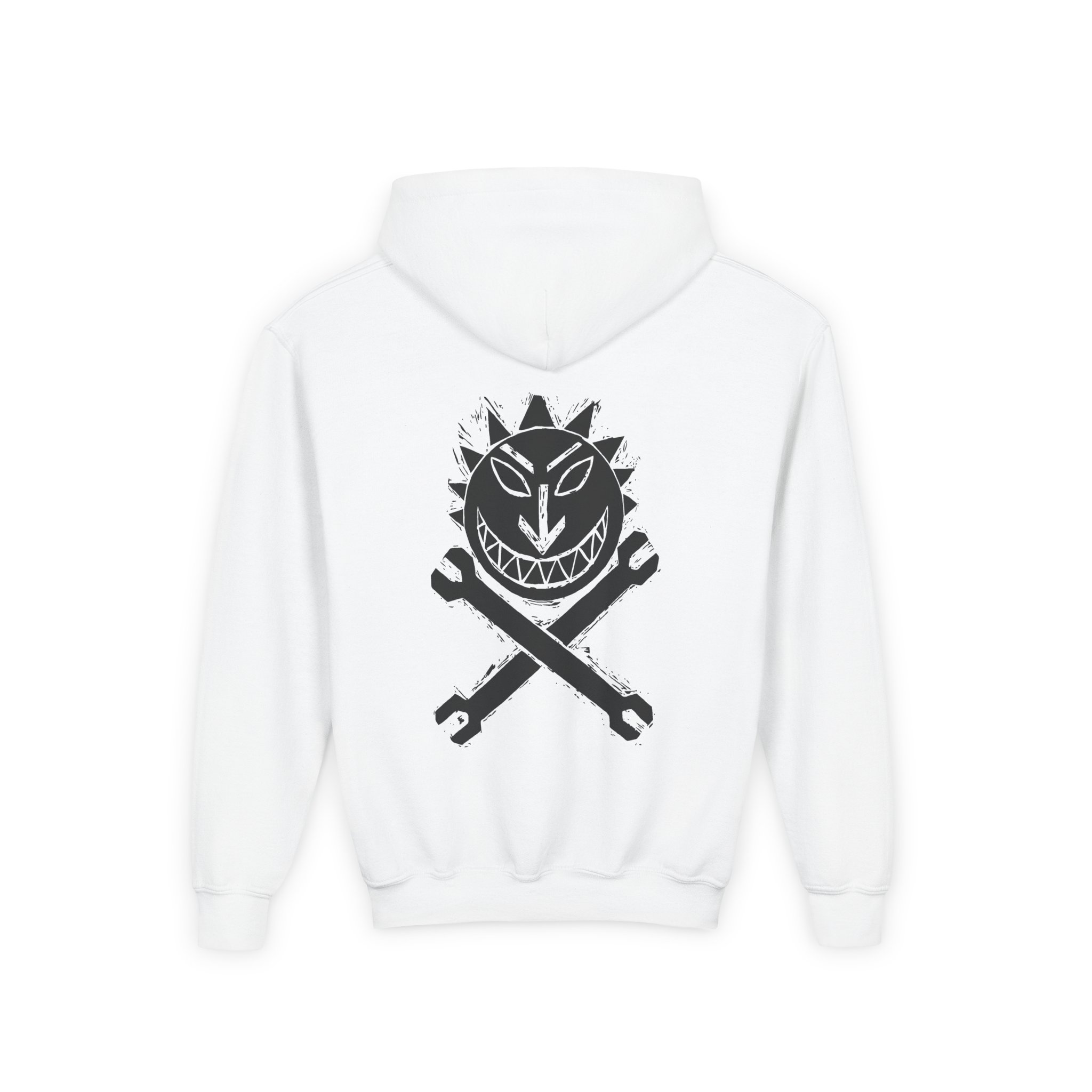 Levellers Sun & Spanners Youth Heavy Blend Hooded Sweatshirt - Image 2