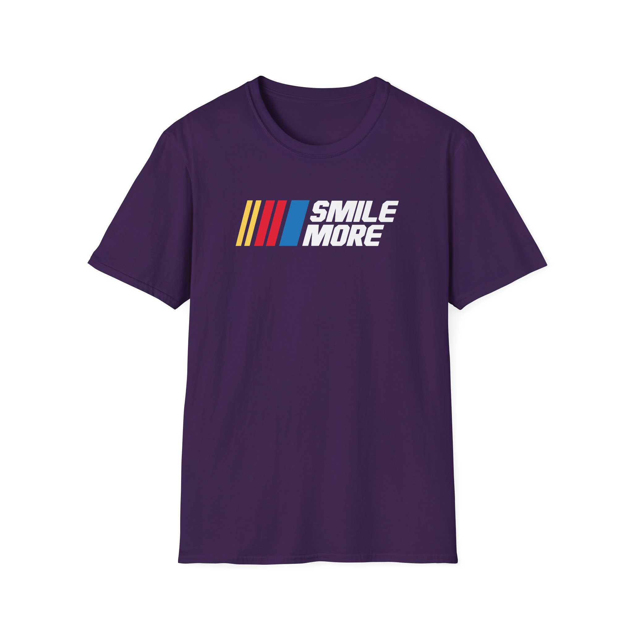 Roman Atwood Smile More Racing Unisex Softstyle T-Shirt - Image 17