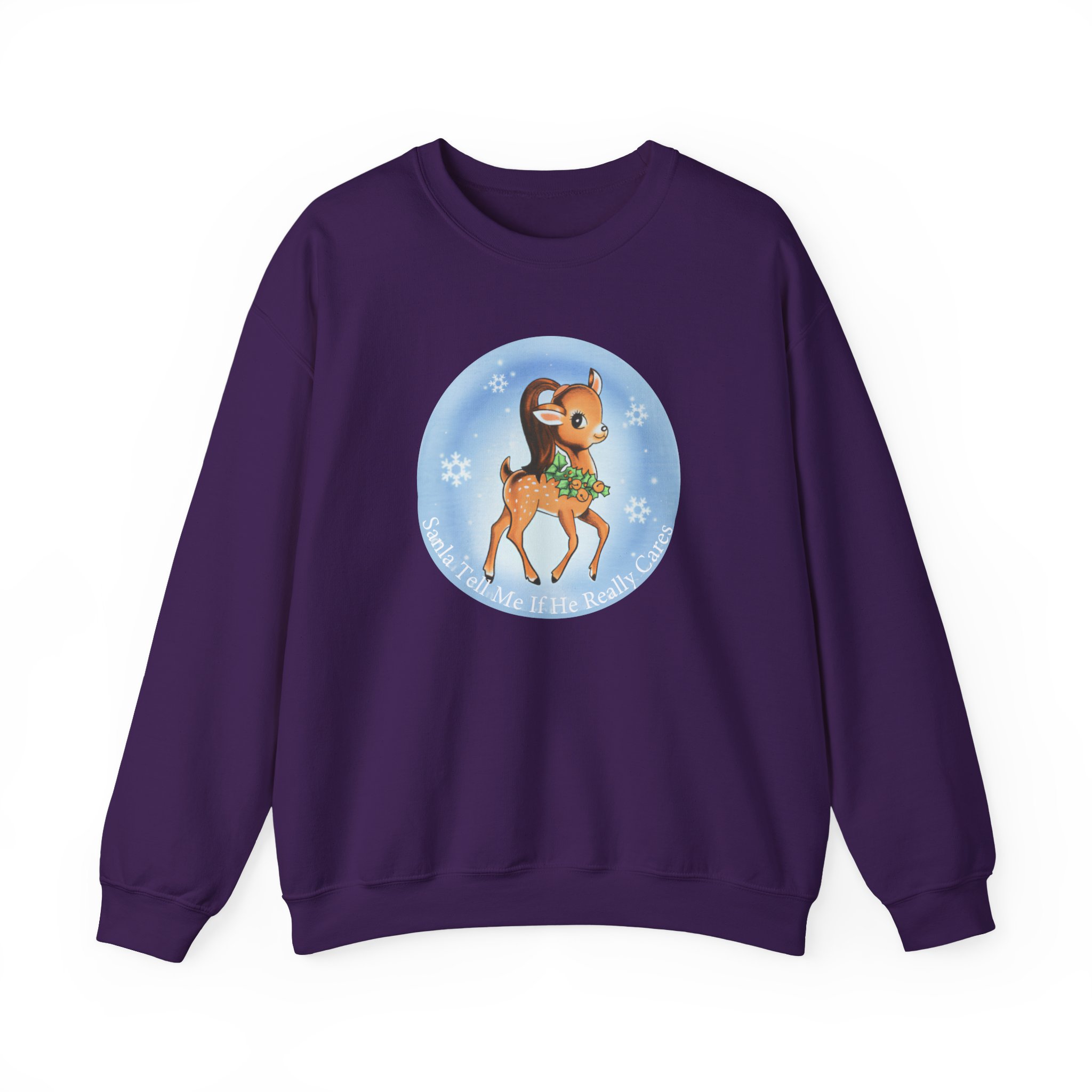 AG Santa Tell Me Unisex Heavy Blend™ Crewneck Sweatshirt - Image 15