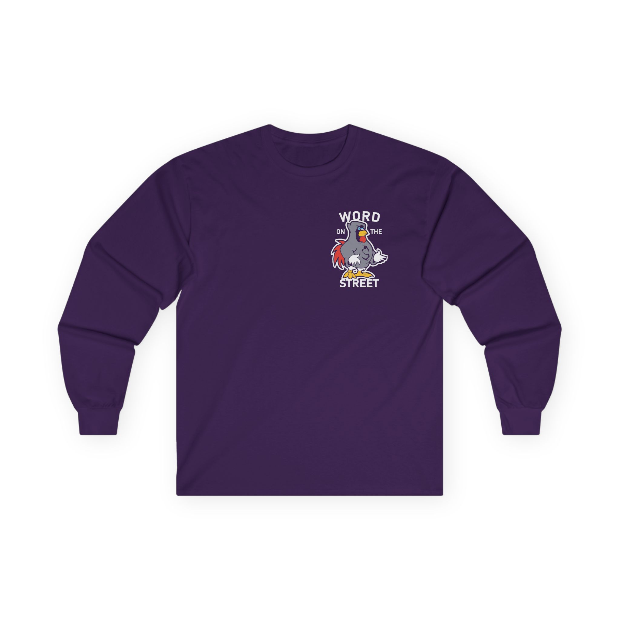 Shroud Chicken Word On The Street Unisex Ultra Cotton Long Sleeve Tee - Image 11