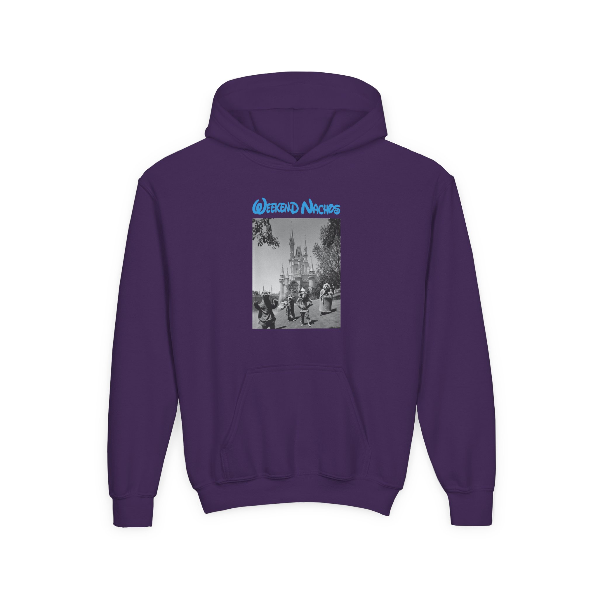Youth Weekend Nachos Sound and Fury Heavy Blend Hooded Sweatshirt - Image 9