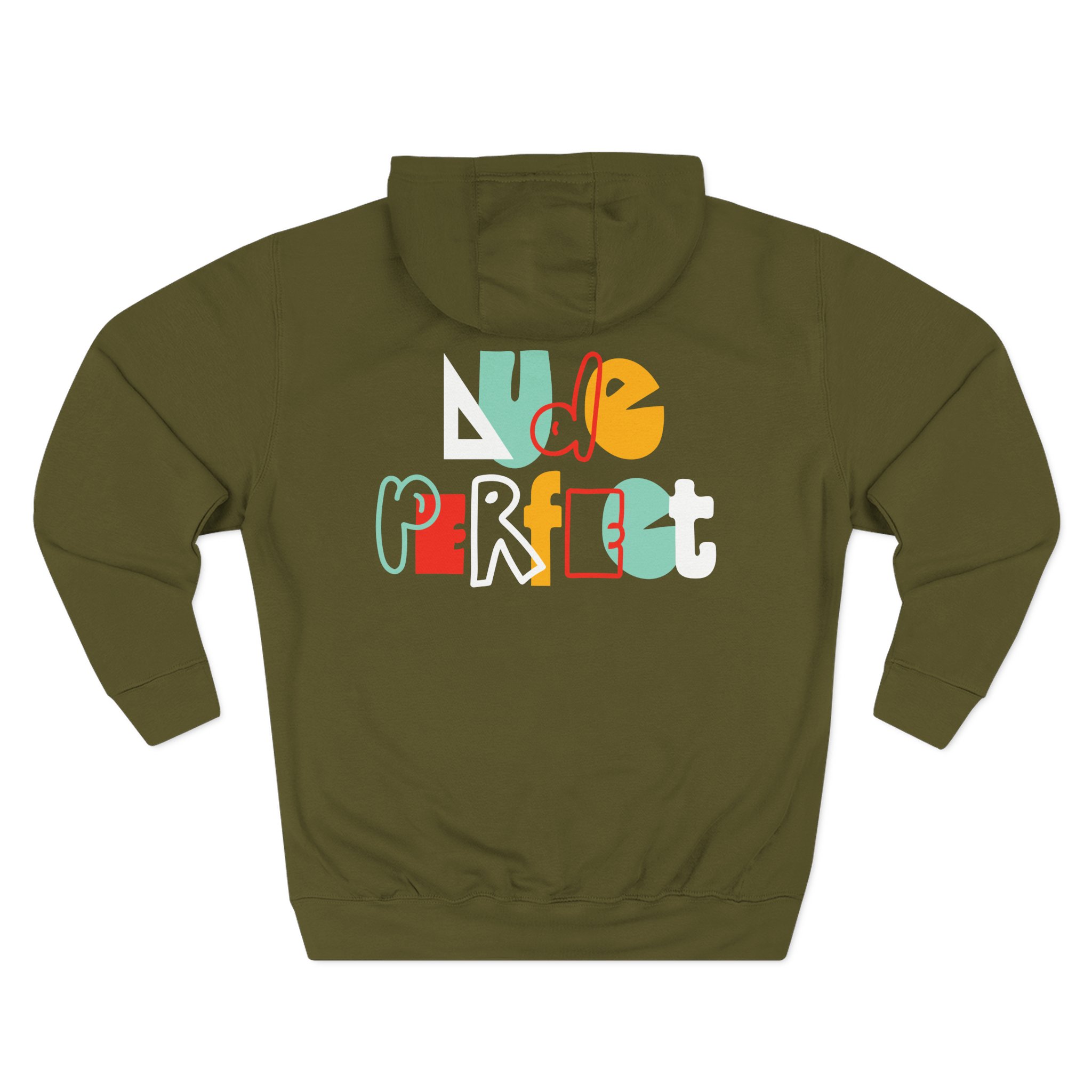 Dude Perfect Shape Three-Panel Fleece Hoodie - Image 6