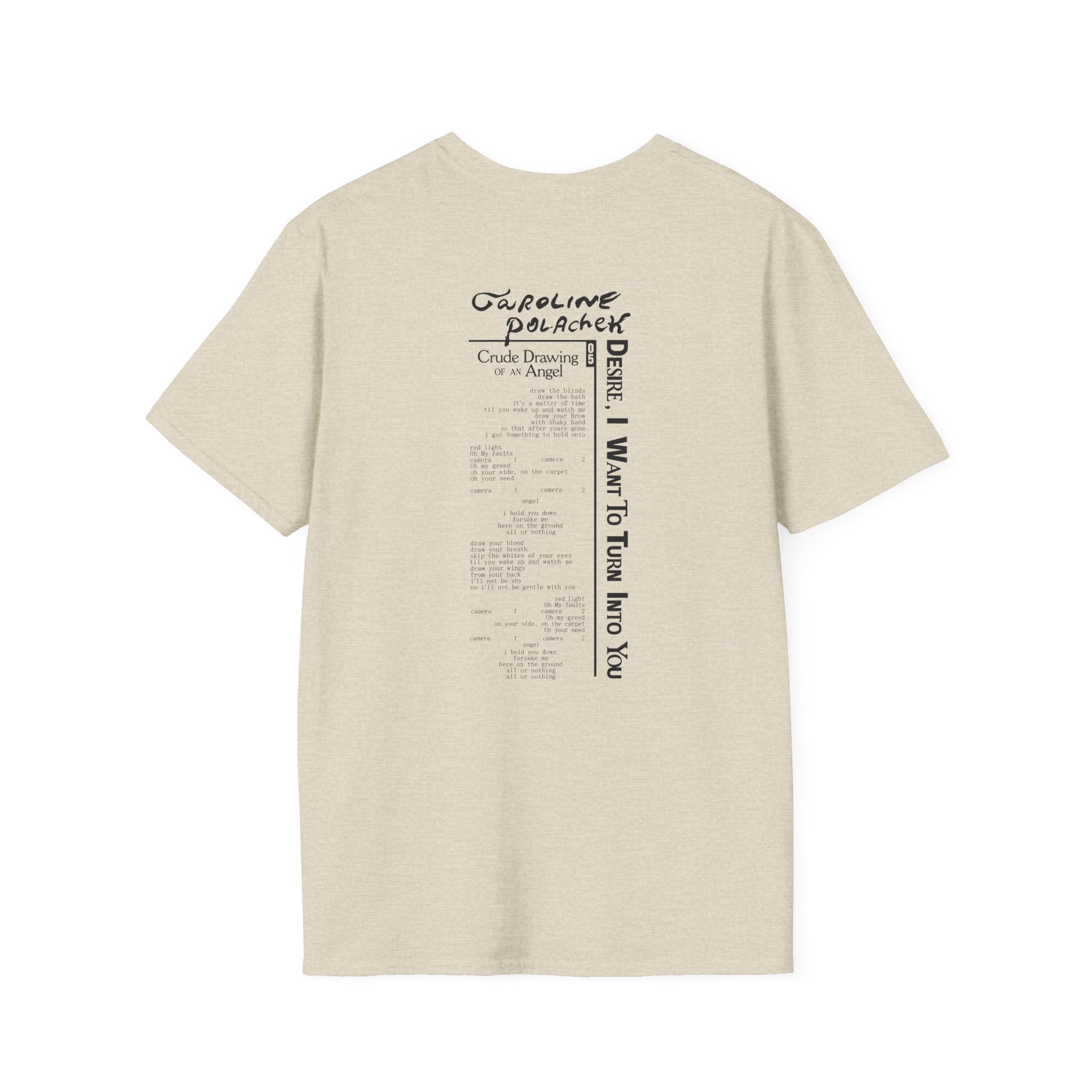 Caroline Polachek Crude Drawing Unisex Softstyle T-Shirt - Image 6