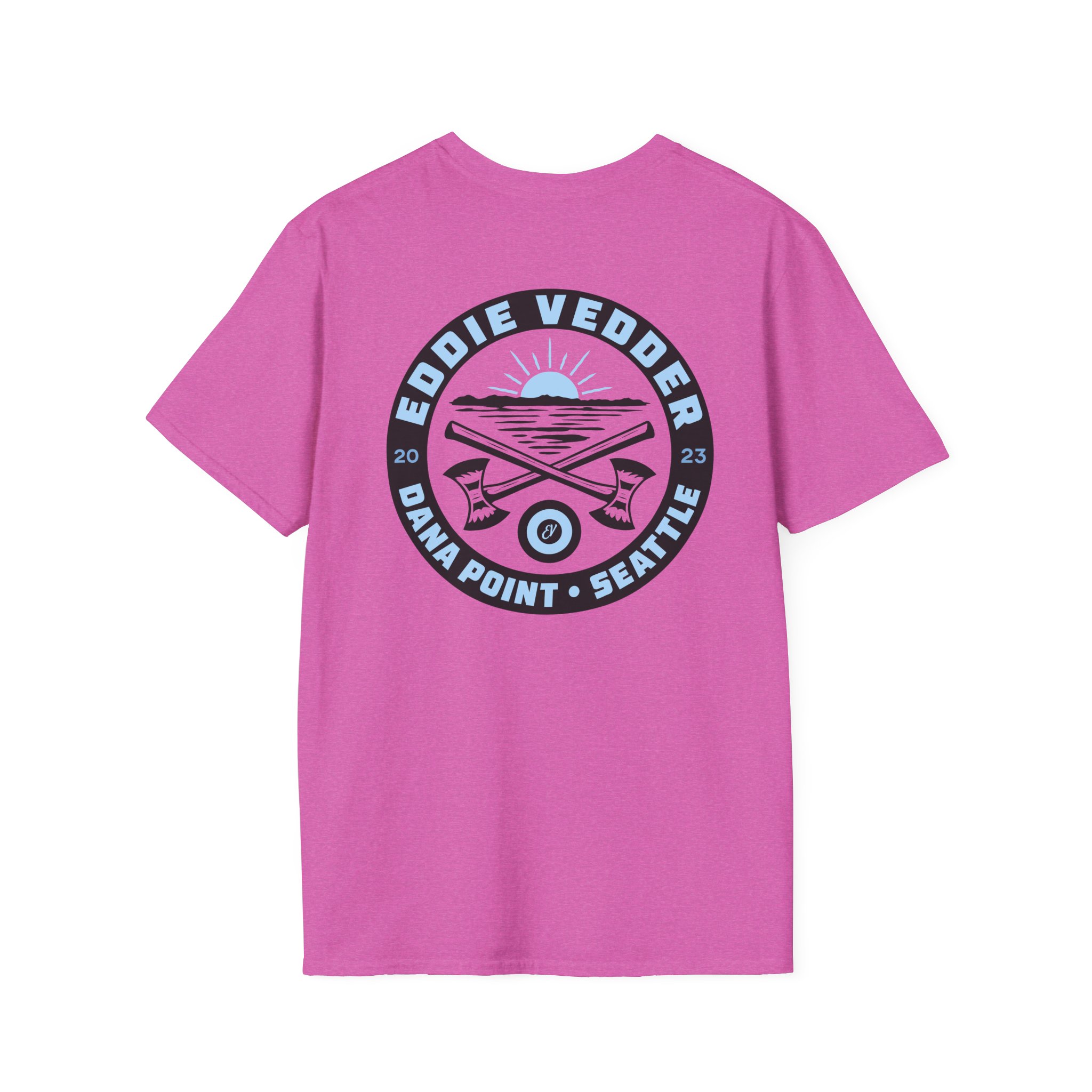 Eddie Vedder Coastal Unisex Softstyle T-Shirt - Image 20