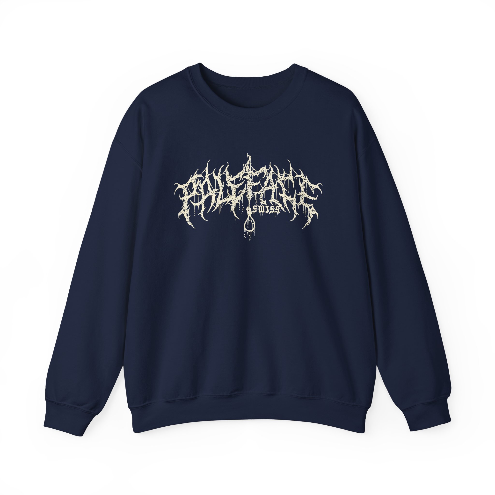 Paleface Swiss Skull Unisex Heavy Blend™ Crewneck Sweatshirt - Image 11