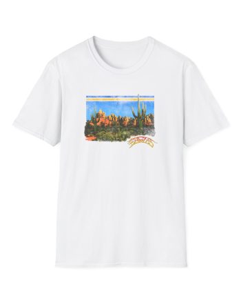 The Eagles Peaceful Easy Feeling Desert Unisex Softstyle T-Shirt