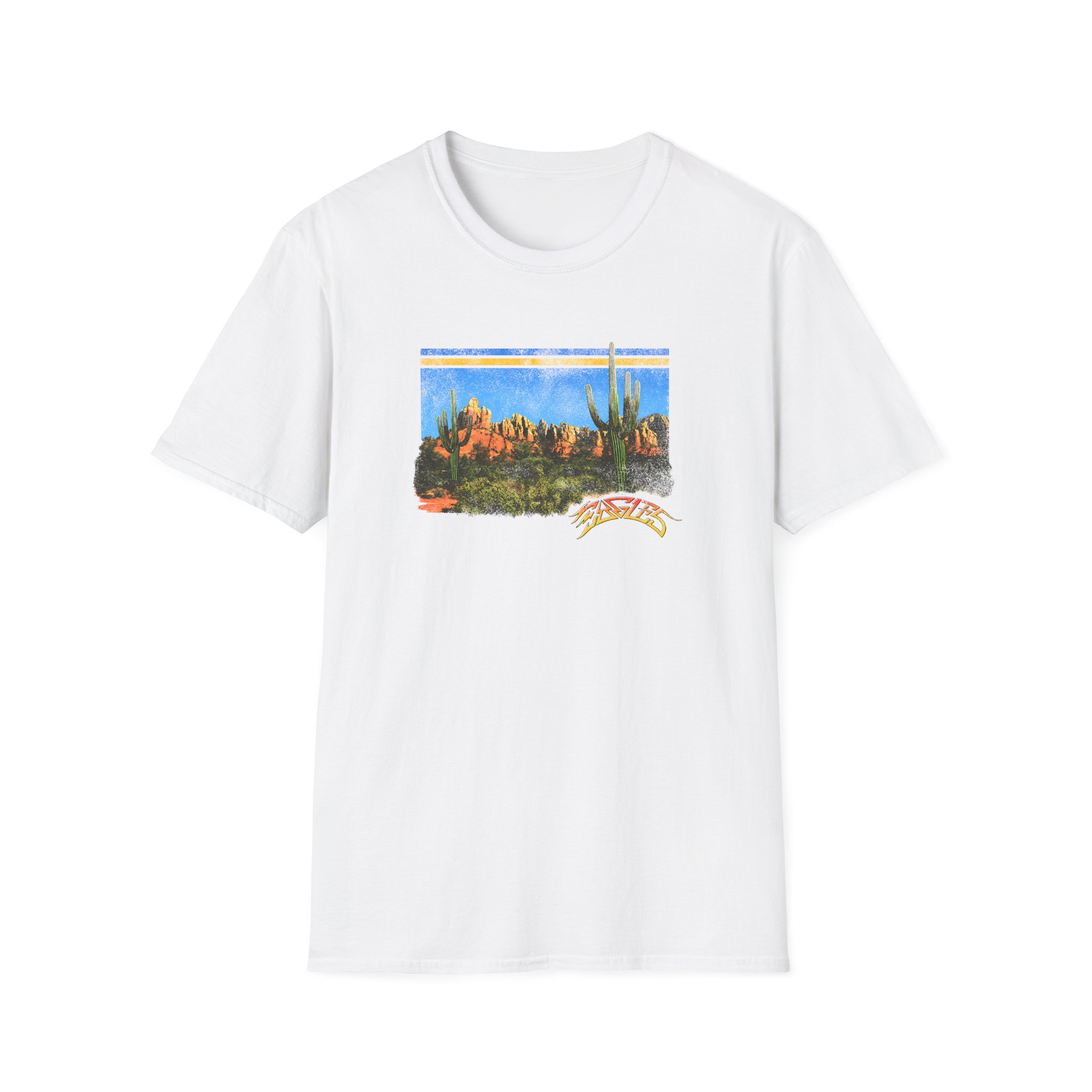 The Eagles Peaceful Easy Feeling Desert Unisex Softstyle T-Shirt