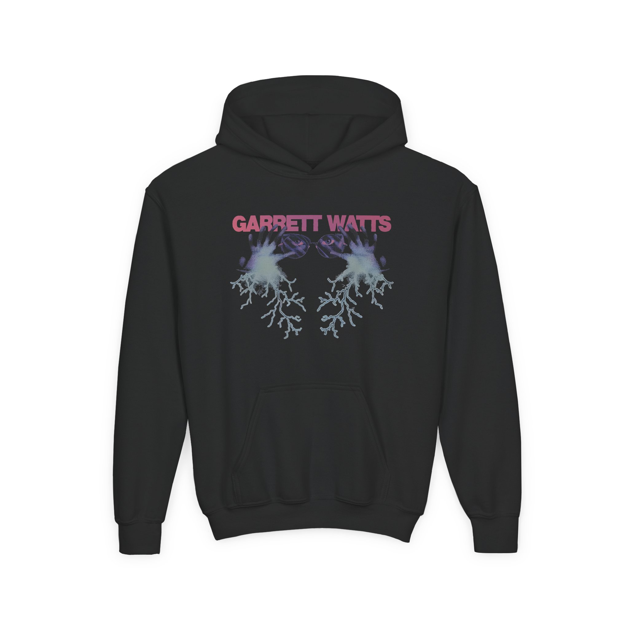 Garrett Watts Haunted Powers Youth Heavy Blend Hooded Sweatshirt