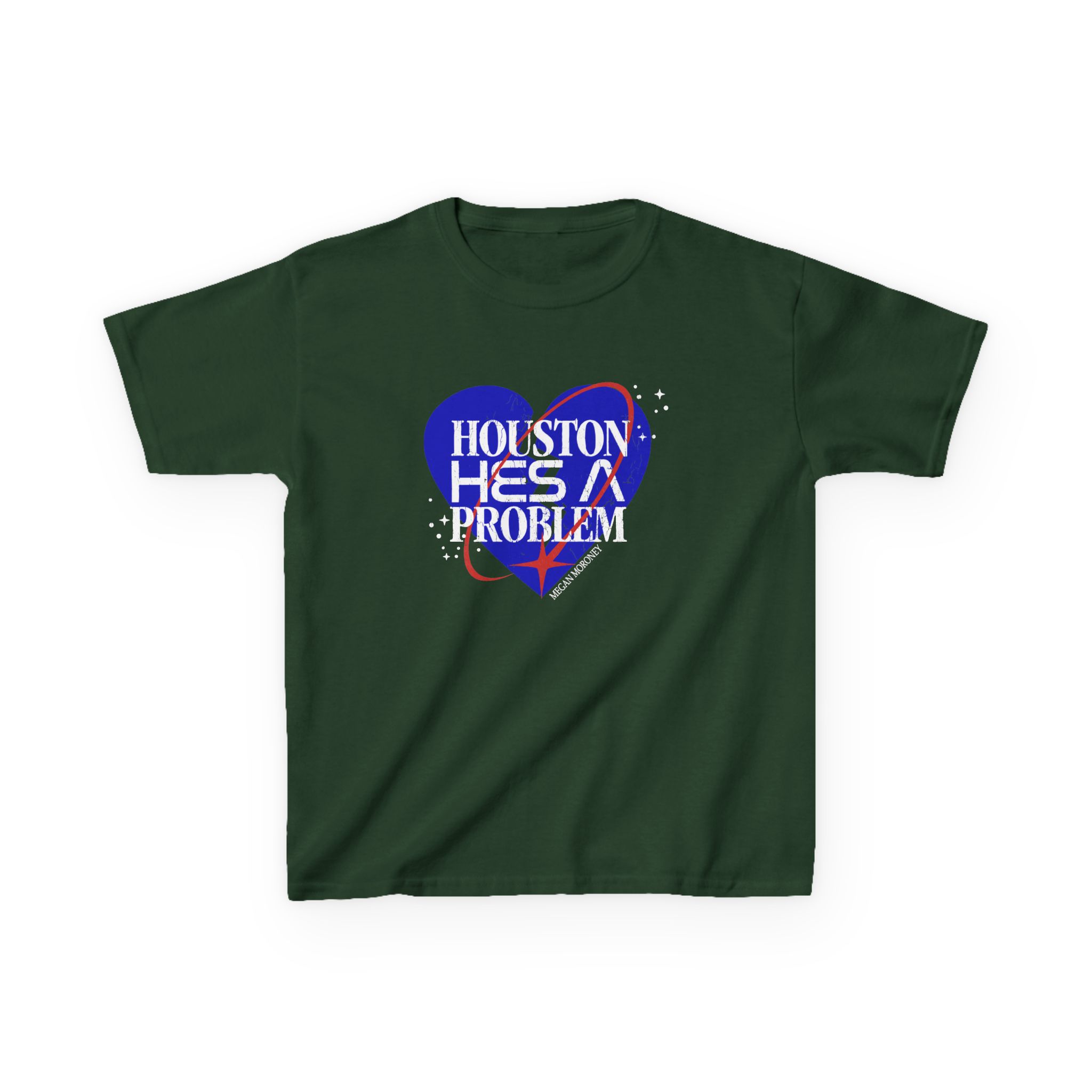 Megan Moroney Houston He's a Problem Kids Heavy Cotton™ Tee - Image 5