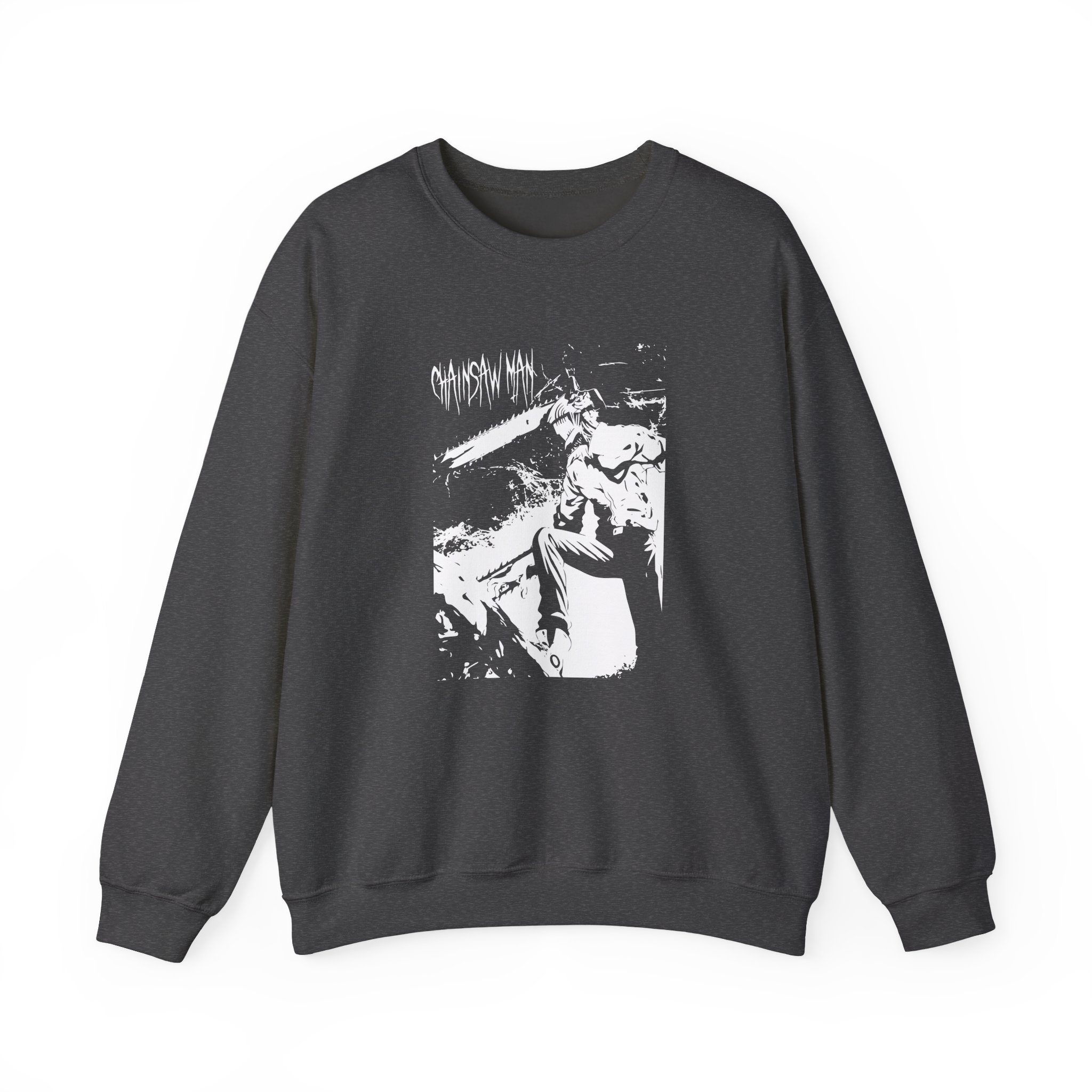 Chainsaw Man Jumbo Denji Unisex Heavy Blend™ Crewneck Sweatshirt - Image 9