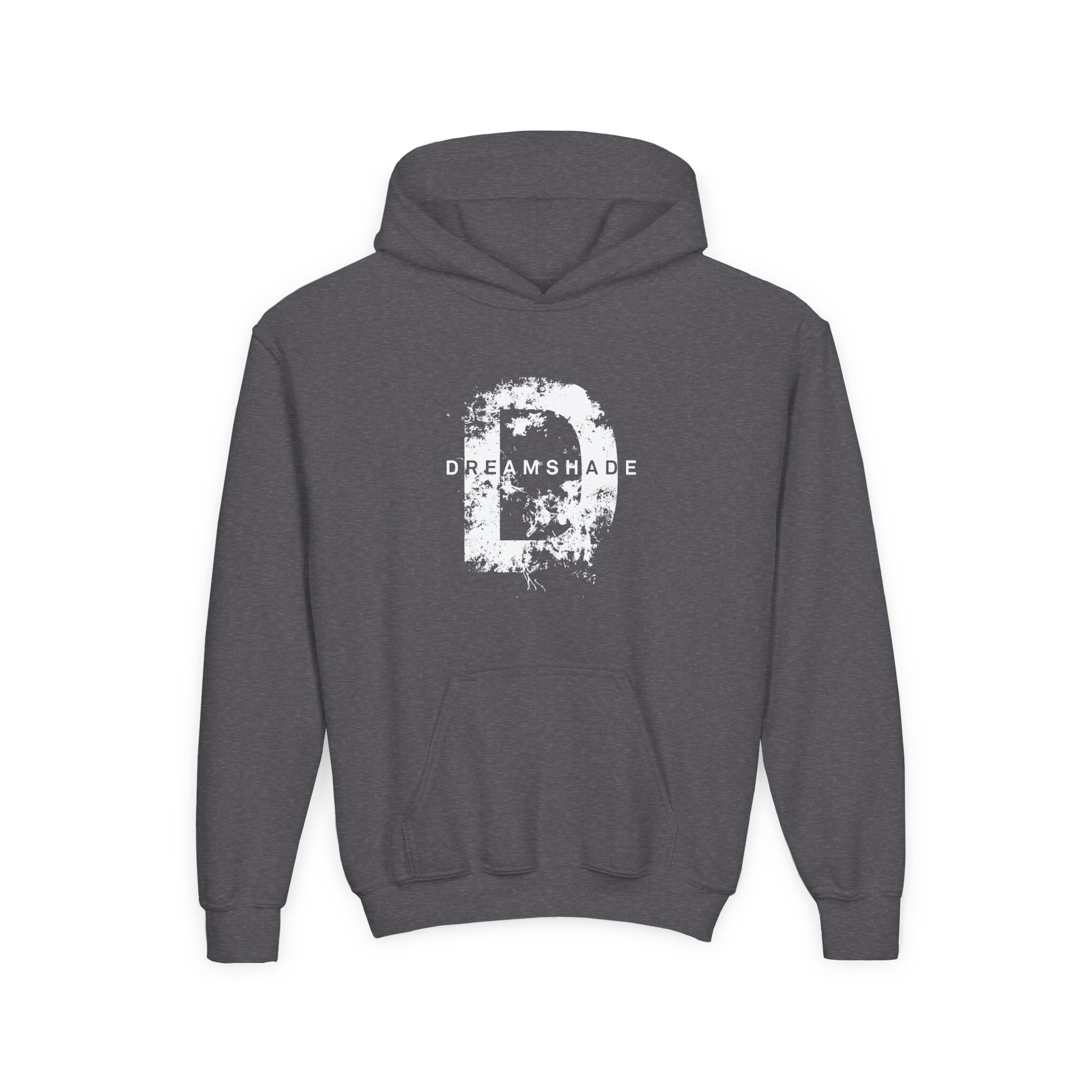 Smoke Dreamshade Youth Heavy Blend Hooded Sweatshirt - Image 7
