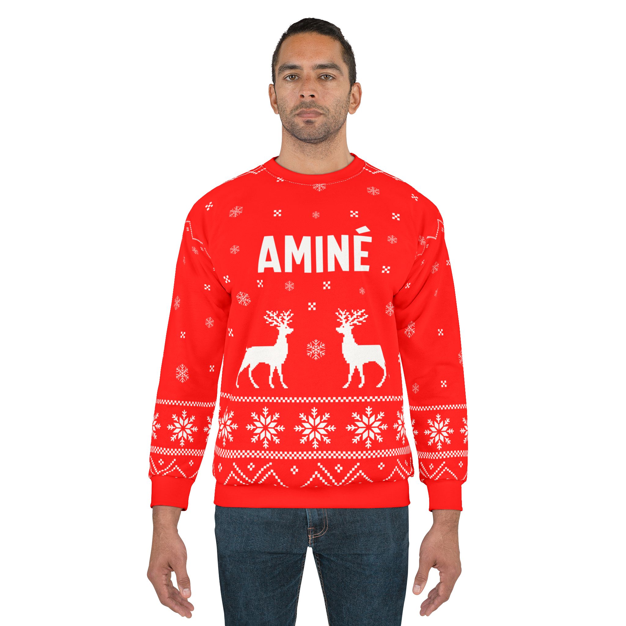 Aminé Unisex Sweatshirt (AOP) - Image 3