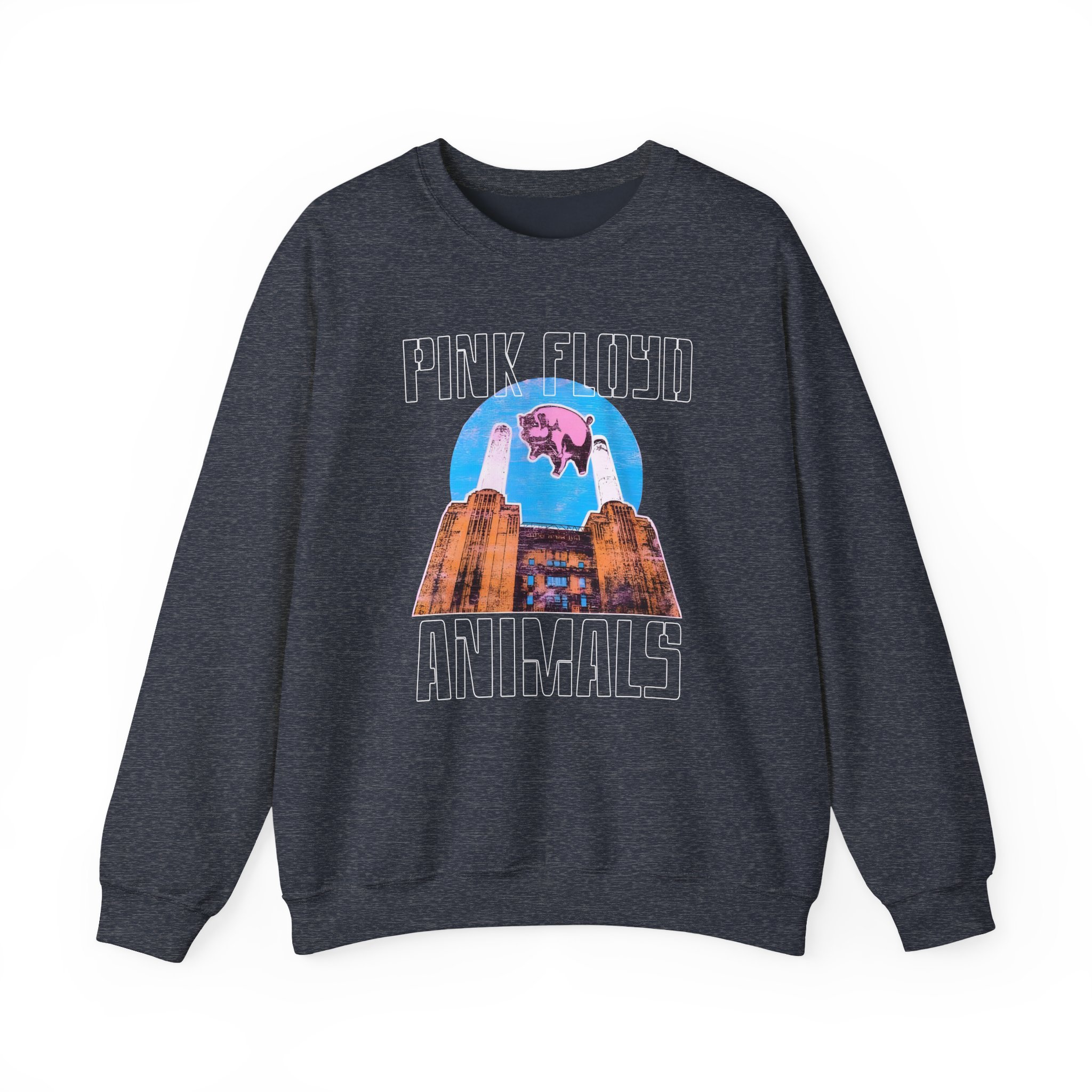 Pink Floyd Animals Pink Unisex Heavy Blend™ Crewneck Sweatshirt - Image 7