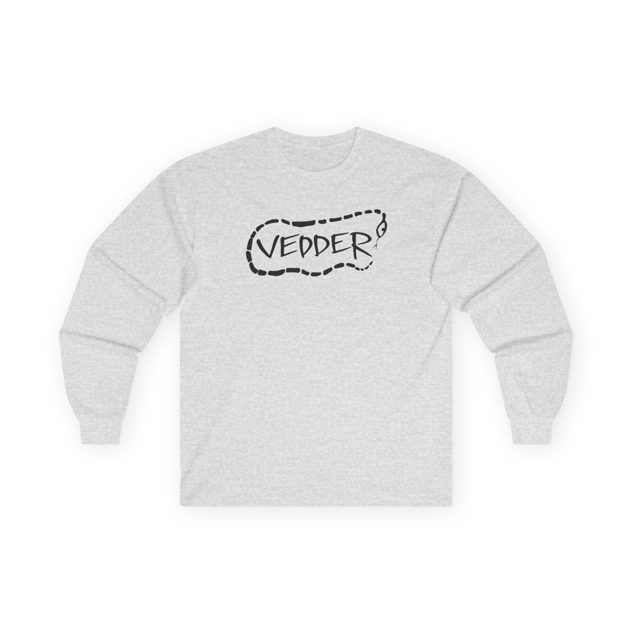 Eddie Vedder Stencil Snake Unisex Ultra Cotton Long Sleeve Tee - Image 3