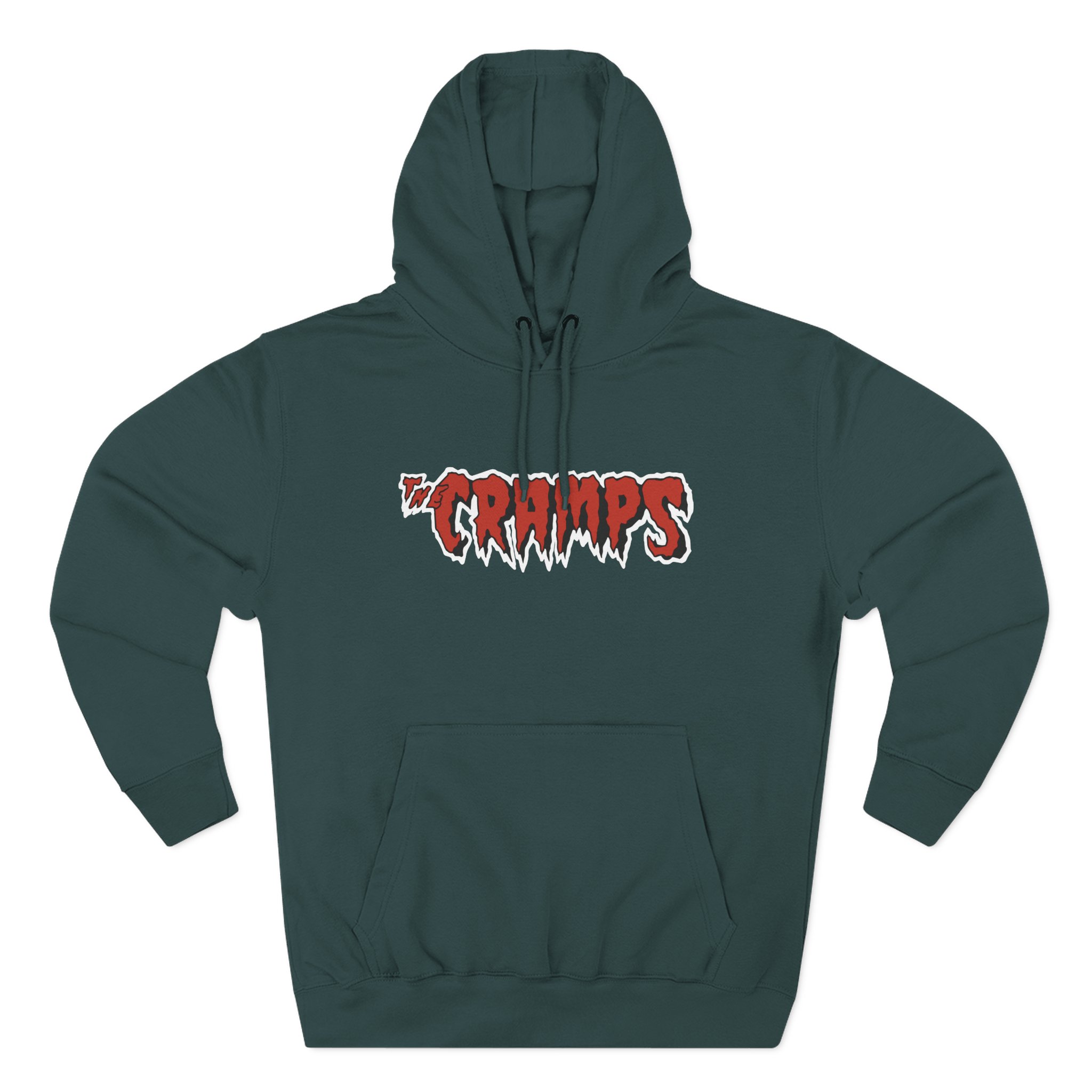 The Cramps Logo Three-Panel Fleece Hoodie - Image 7