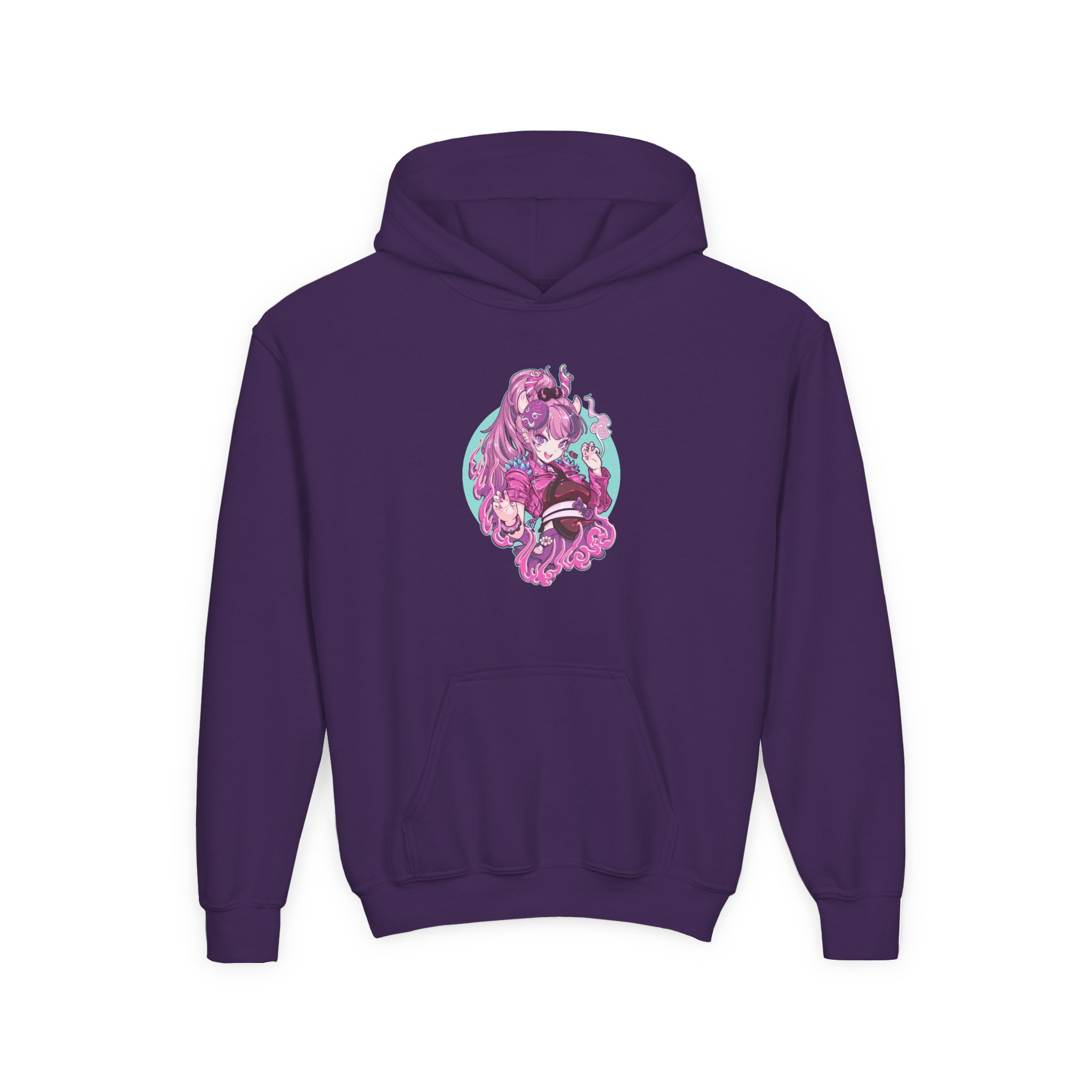 Ironmouse × Invasion Club Youth Heavy Blend Hooded Sweatshirt - Image 11