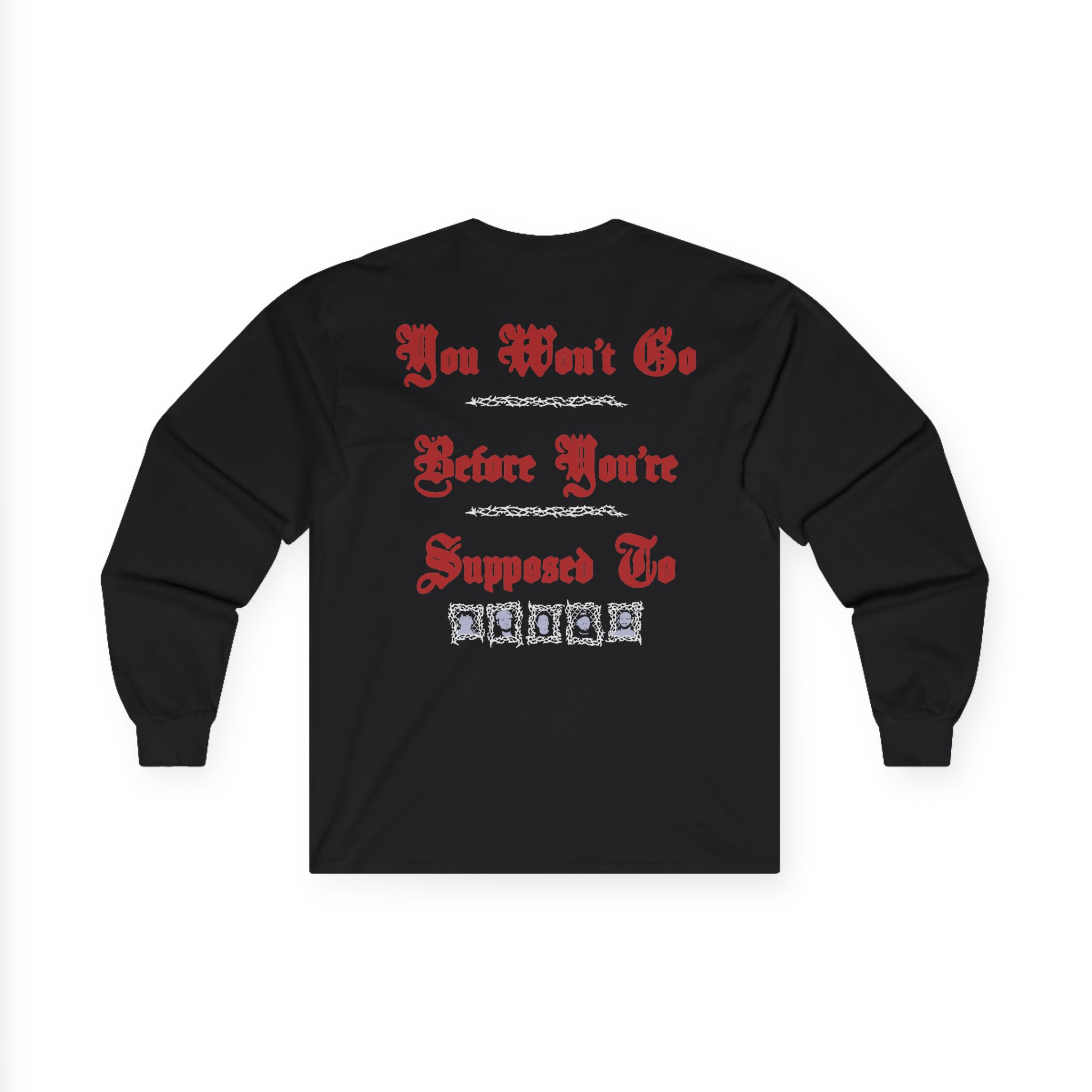 Knocked Loose Girl Knife Suffocate Unisex Ultra Cotton Long Sleeve Tee - Image 2