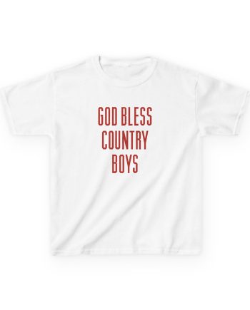 Hd God Bless Country Boys Kids Heavy Cotton™ Tee