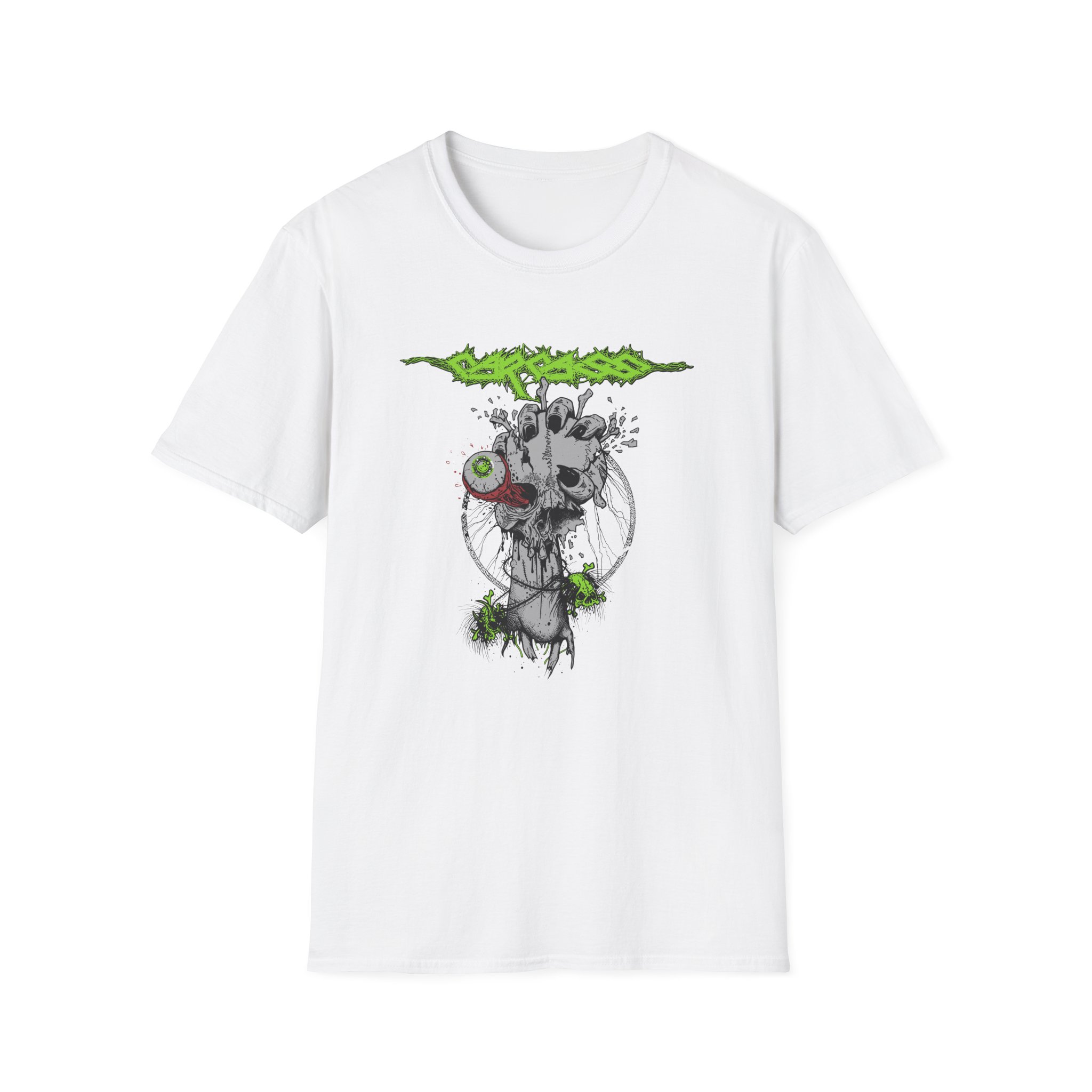 Carcass Vtg Unisex Softstyle T-Shirt - Image 3