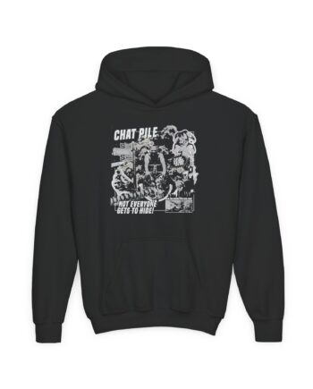Chat Pile Weekly World News Youth Heavy Blend Hooded Sweatshirt