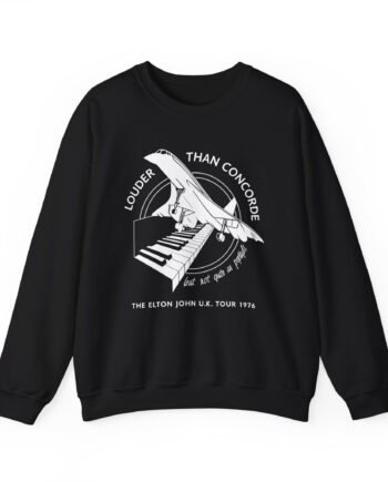 Ej Farewell Vintage Louder Than Concorde Unisex Heavy Blend™ Crewneck Sweatshirt