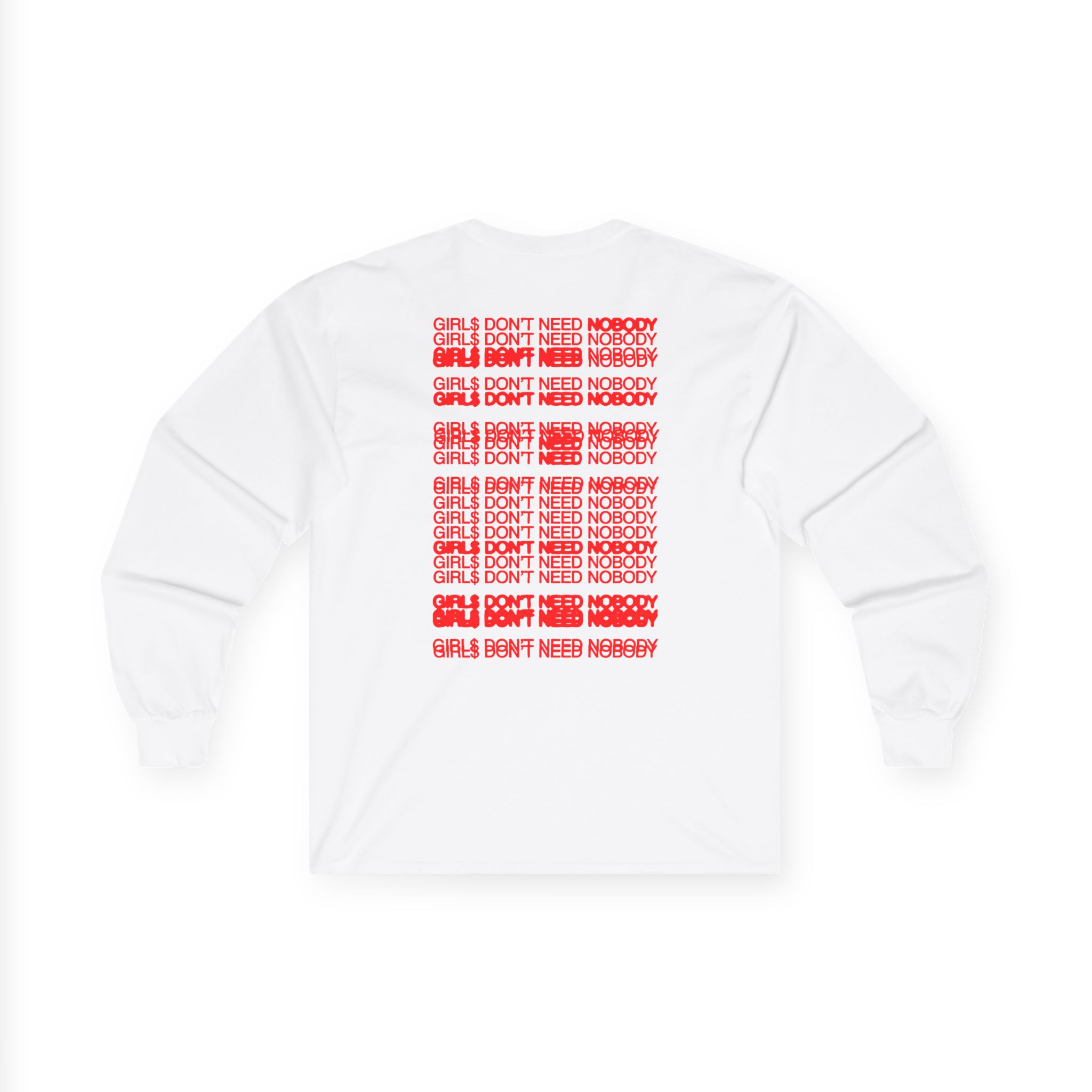 Dom Dolla Don't Need Nobody Repeat Unisex Ultra Cotton Long Sleeve Tee - Image 4