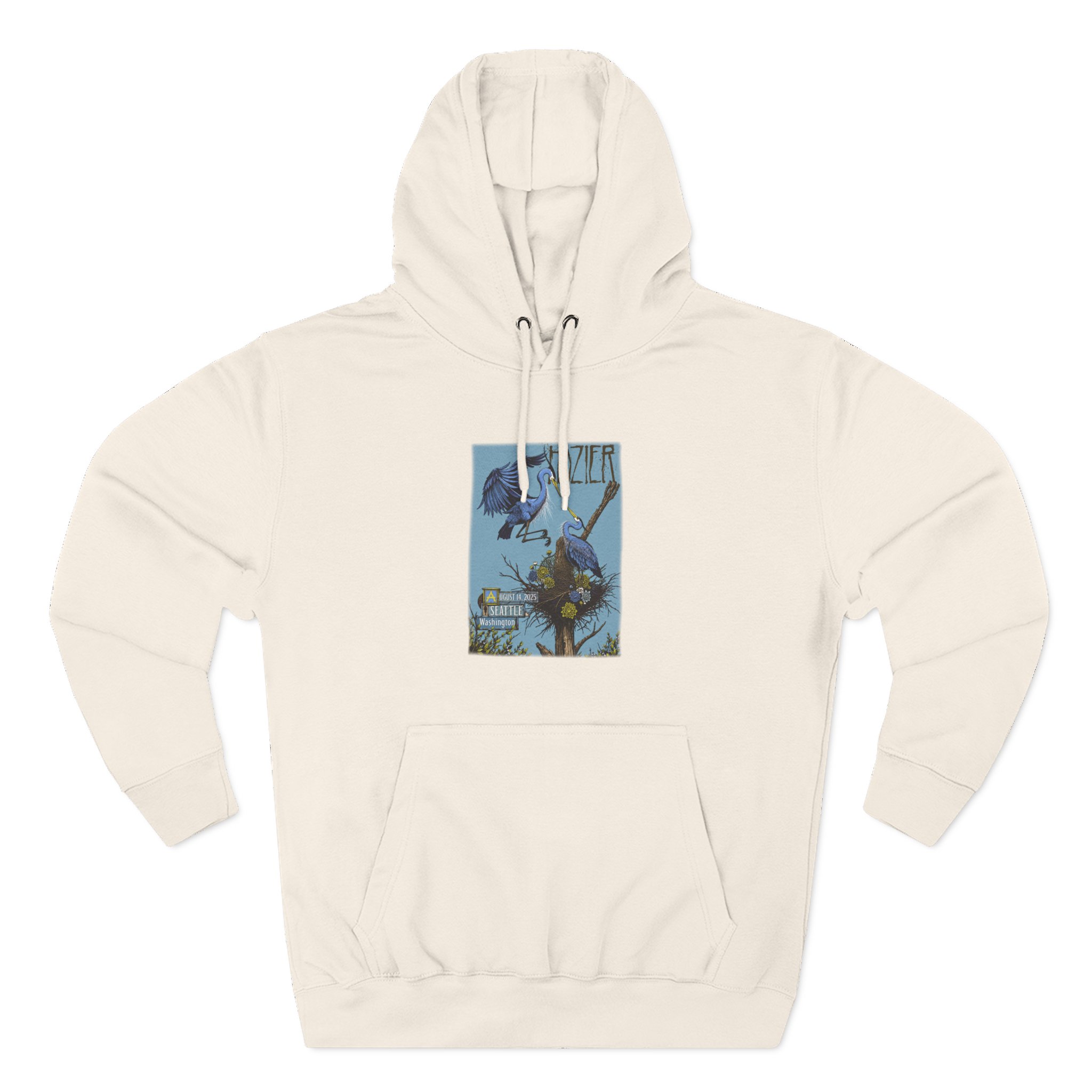 Hozier Seattle August 14 Show Three-Panel Fleece Hoodie - Image 3
