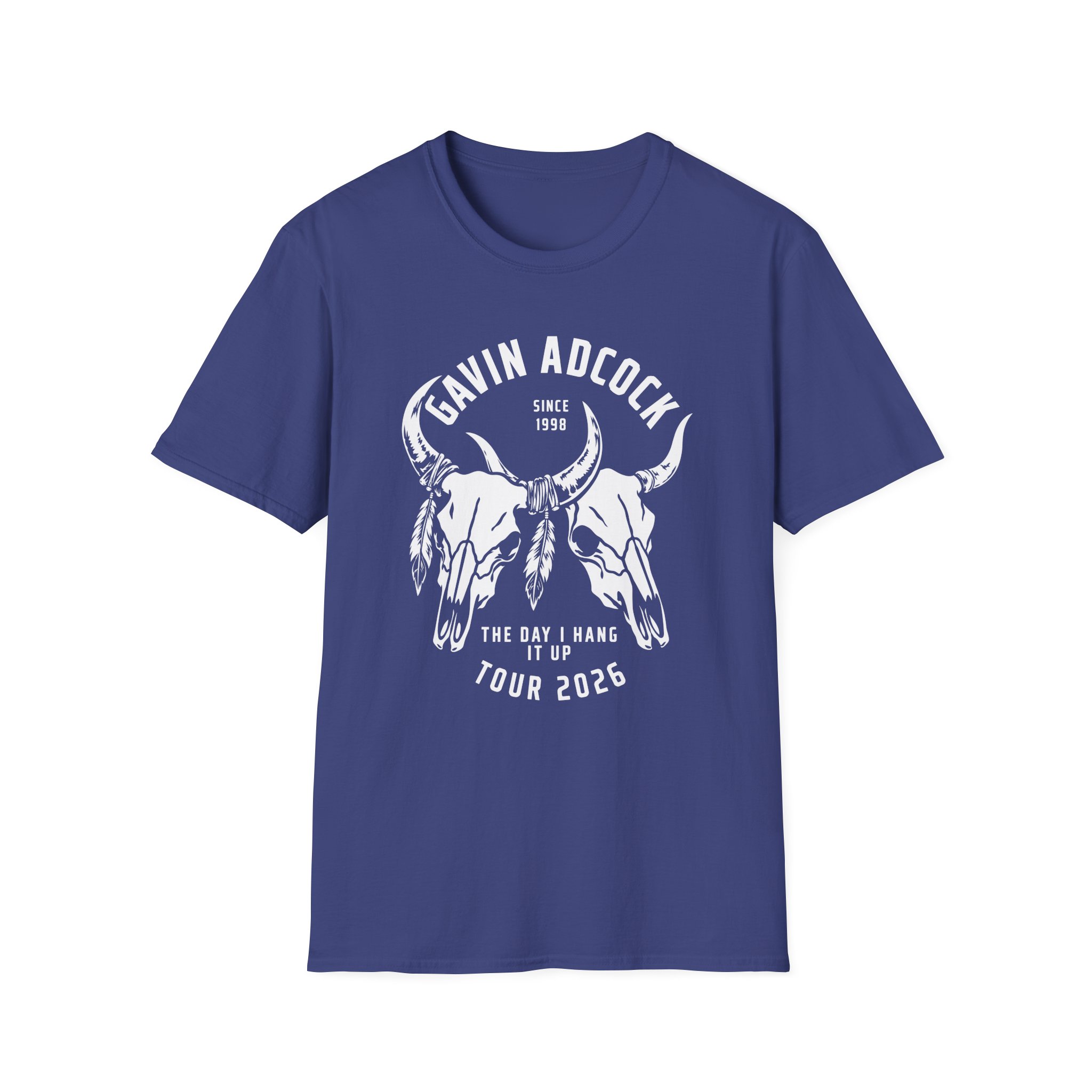 Gavin Adcock Steerhead Unisex Softstyle T-Shirt - Image 17
