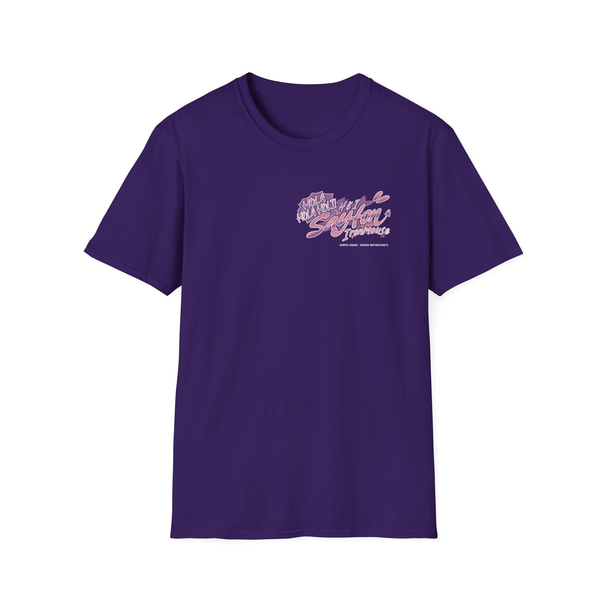 Ironmouse V2 Vshojo X Senpai Squad Unisex Softstyle T-shirt - Image 15