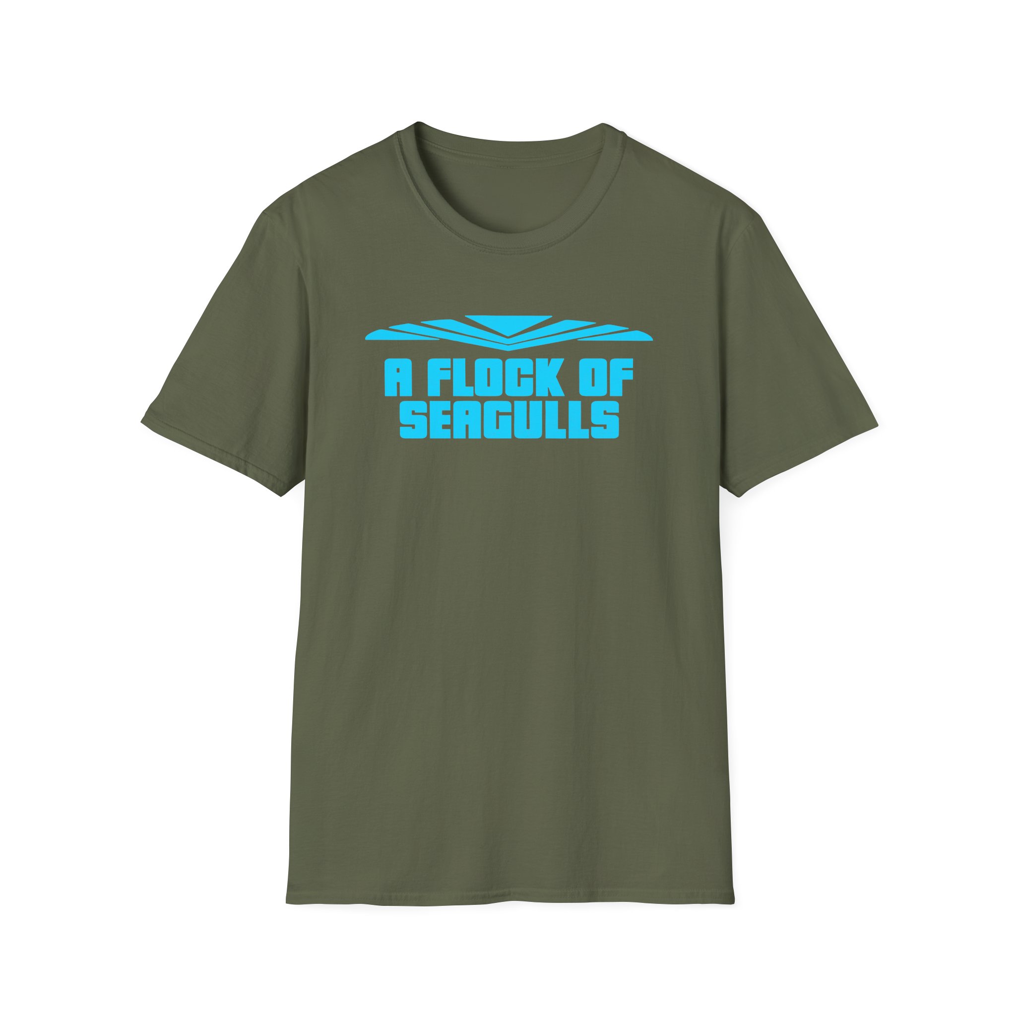 A Flock of Seagulls Logo Unisex Softstyle T-Shirt - Image 7