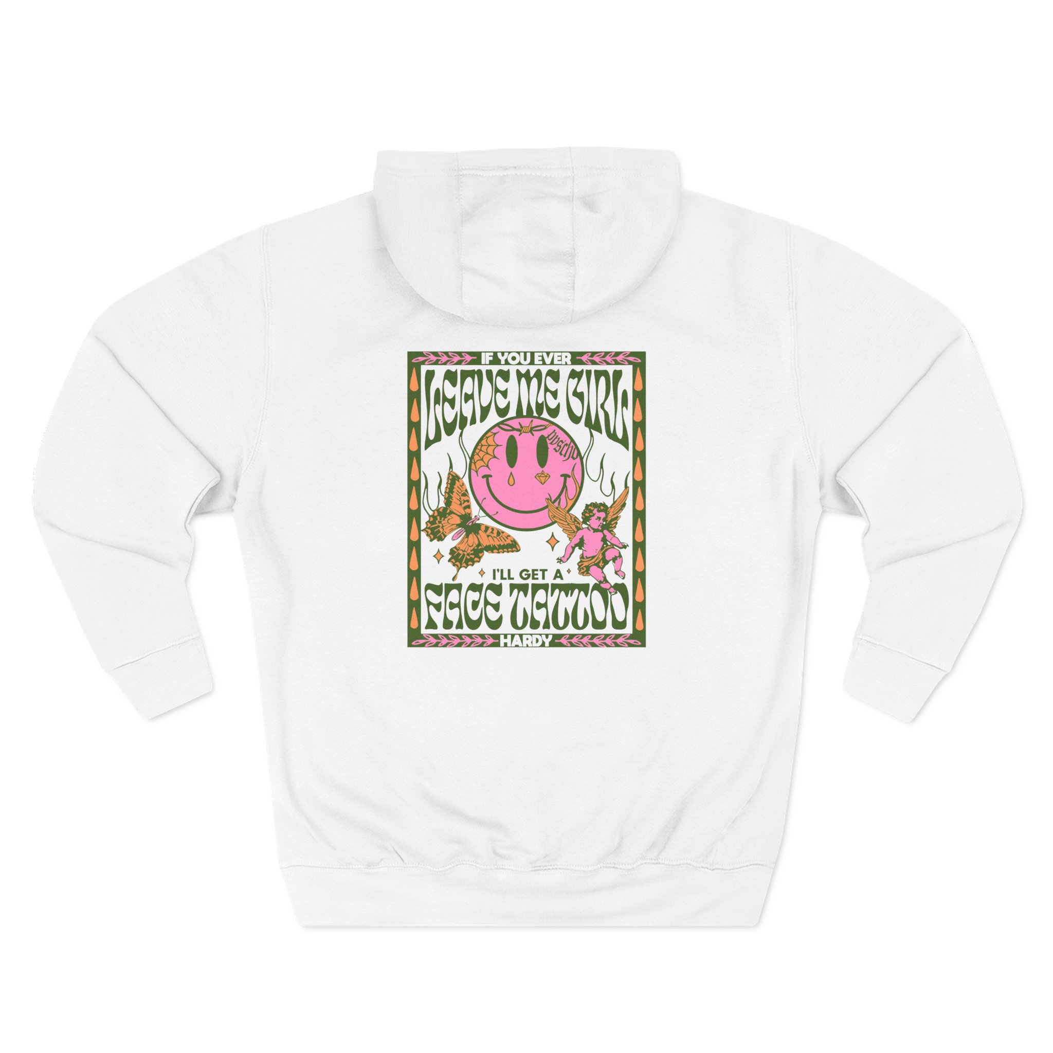 Hd if You Ever Leave Me Three-Panel Fleece Hoodie - Image 2