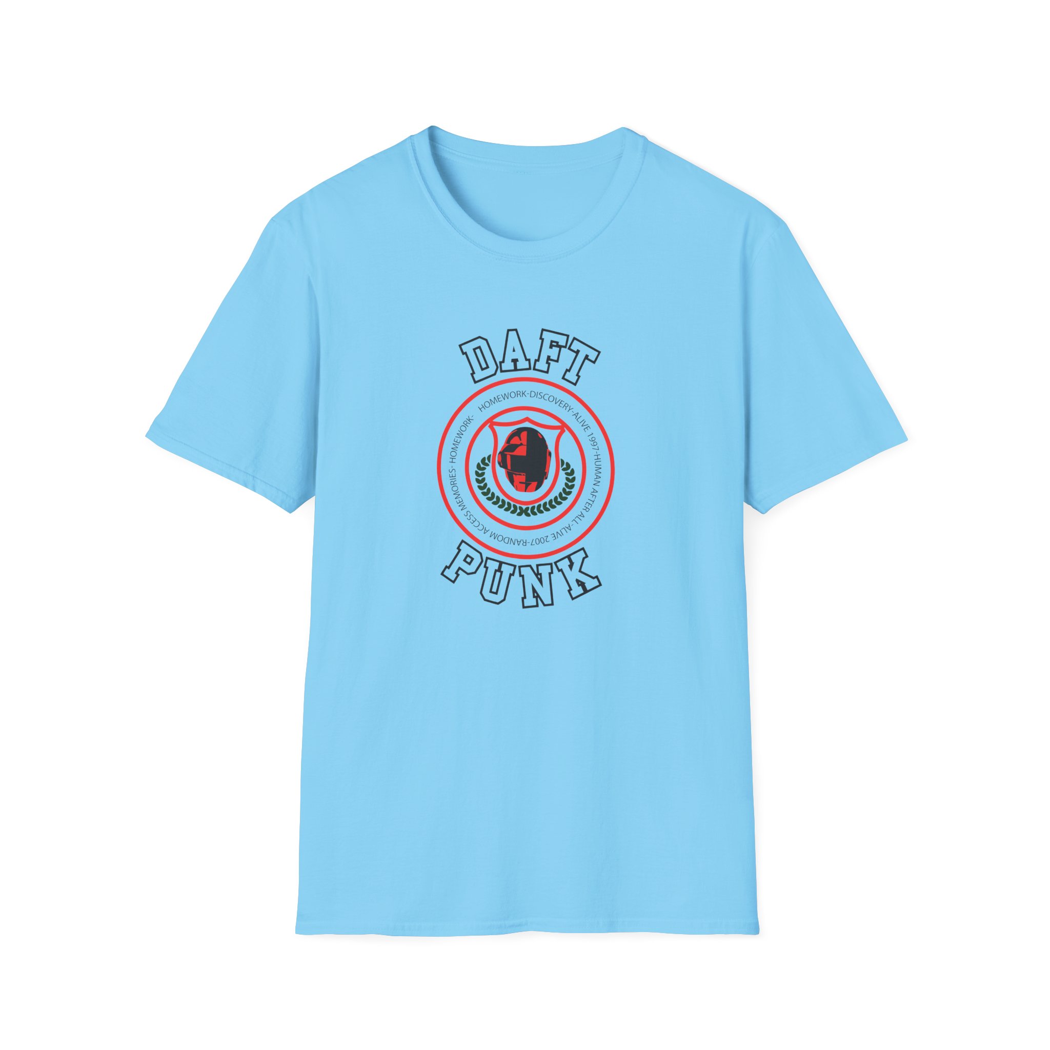 Daft Punk Unisex Softstyle T-Shirt - Image 13