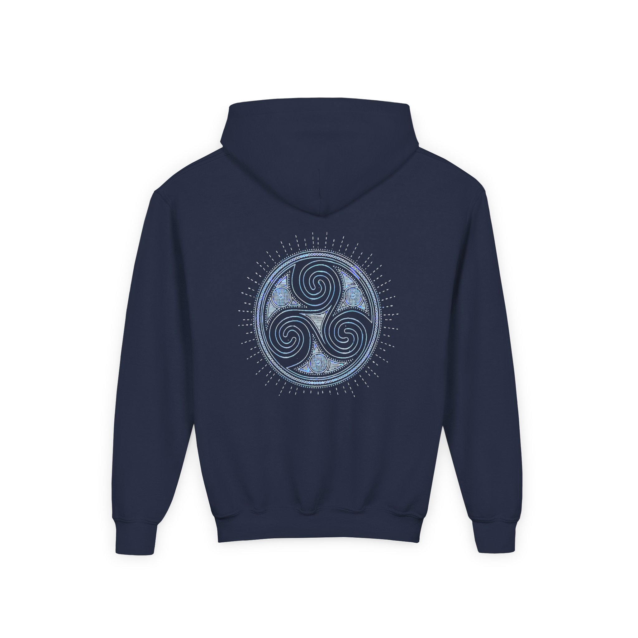 Eluveitie Triskel Youth Heavy Blend Hooded Sweatshirt - Image 4