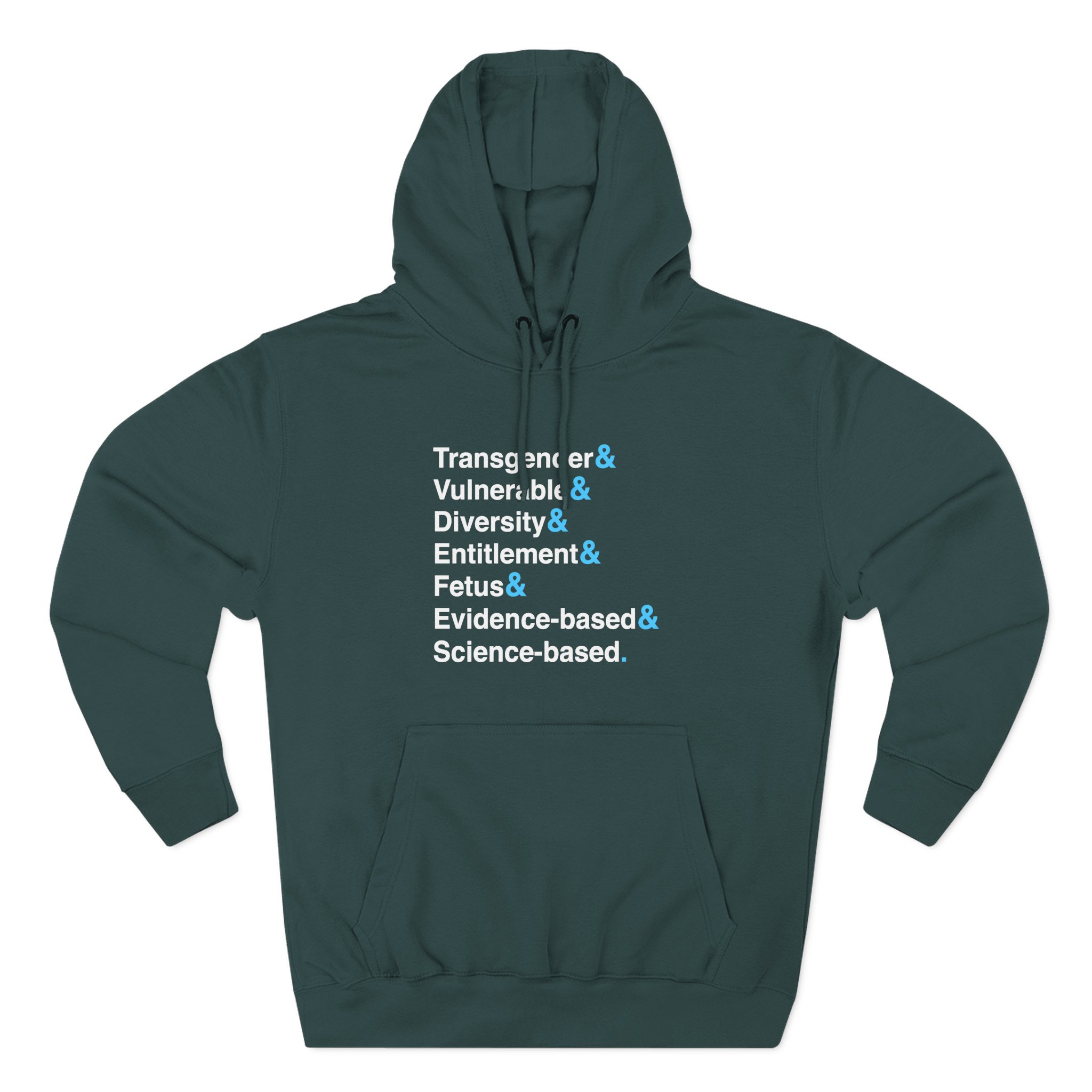 D L Three-panel Fleece Hoodie - Image 7
