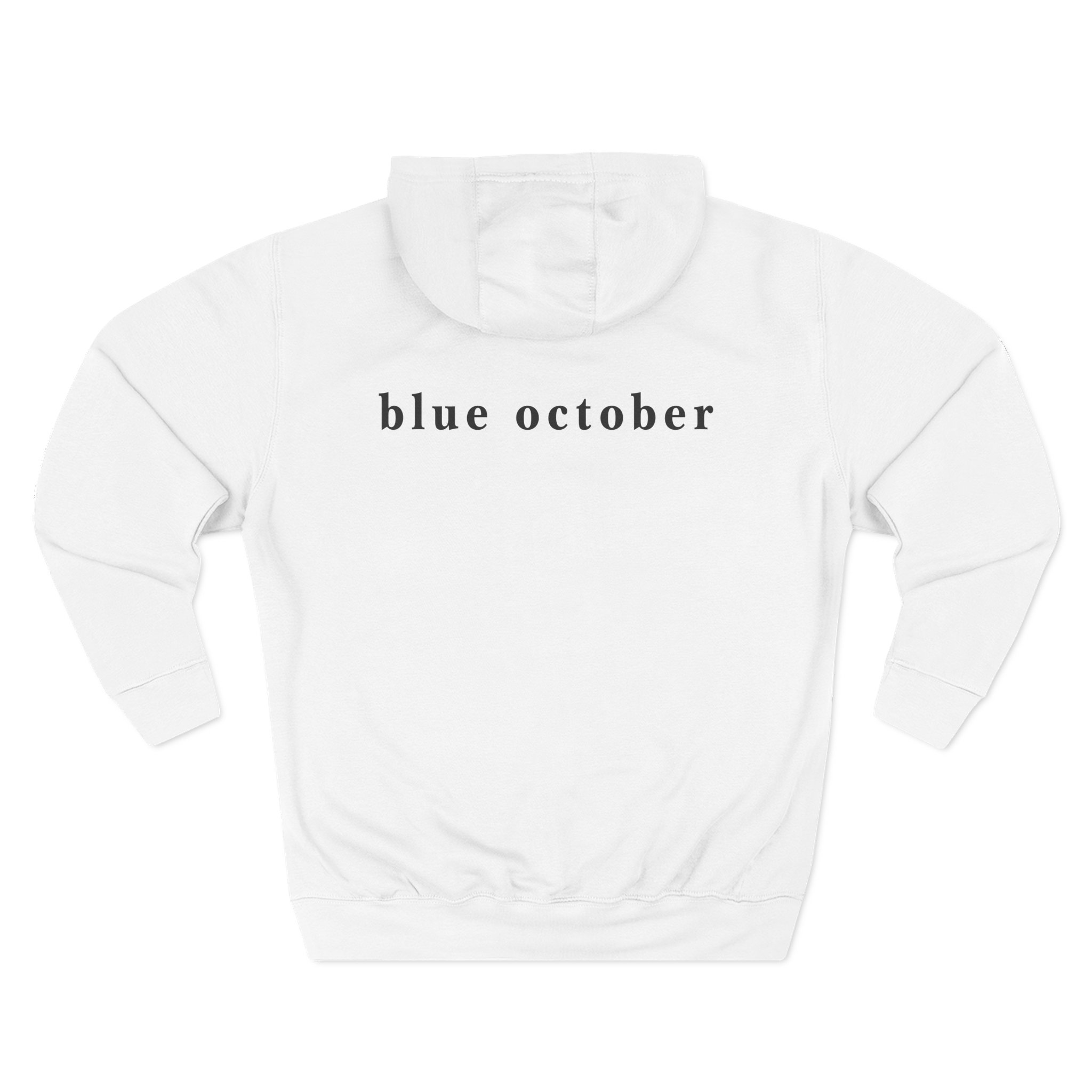 Blue October Big Rose Three-Panel Fleece Hoodie - Image 2