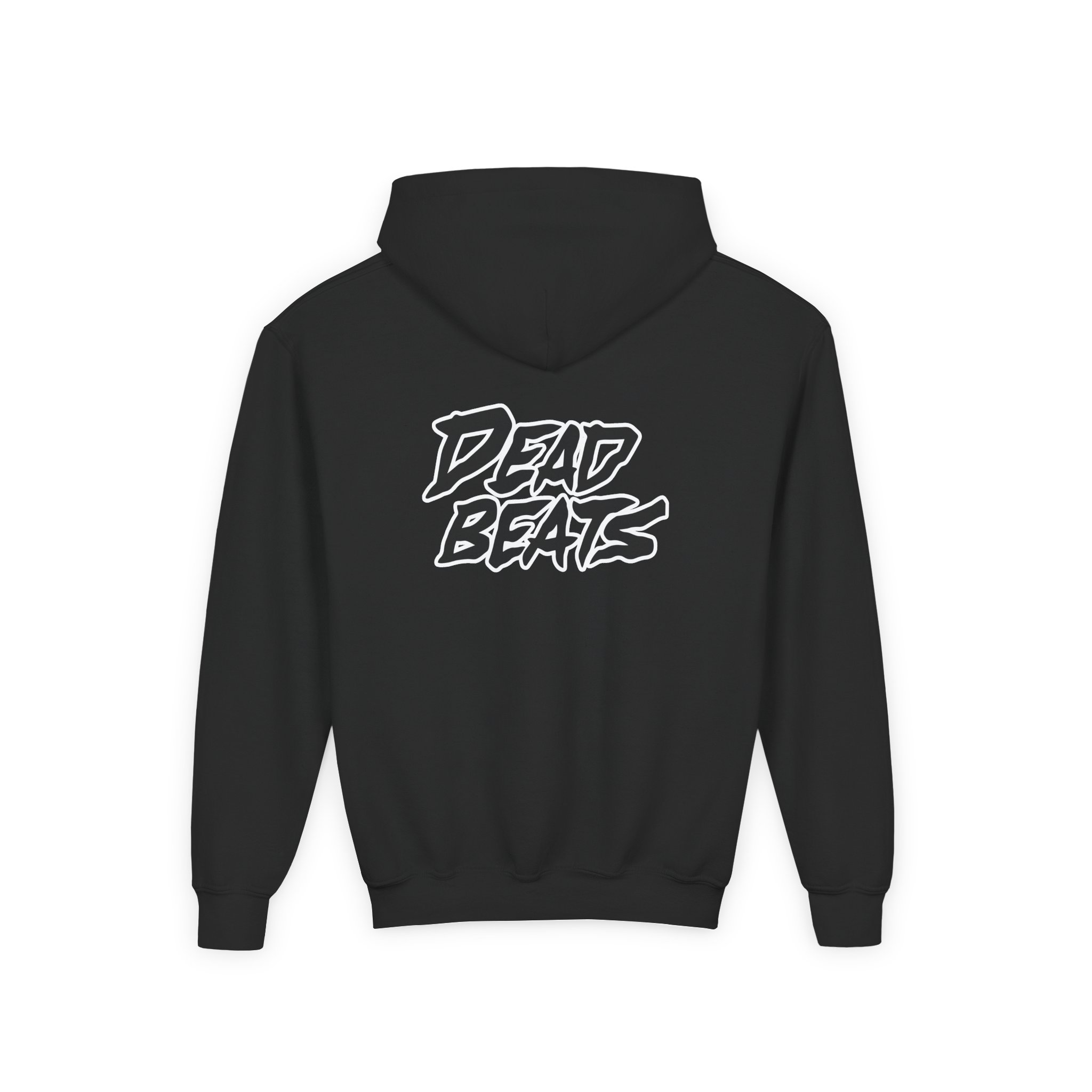 Deadbeats Logo Youth Heavy Blend Hooded Sweatshirt - Image 2