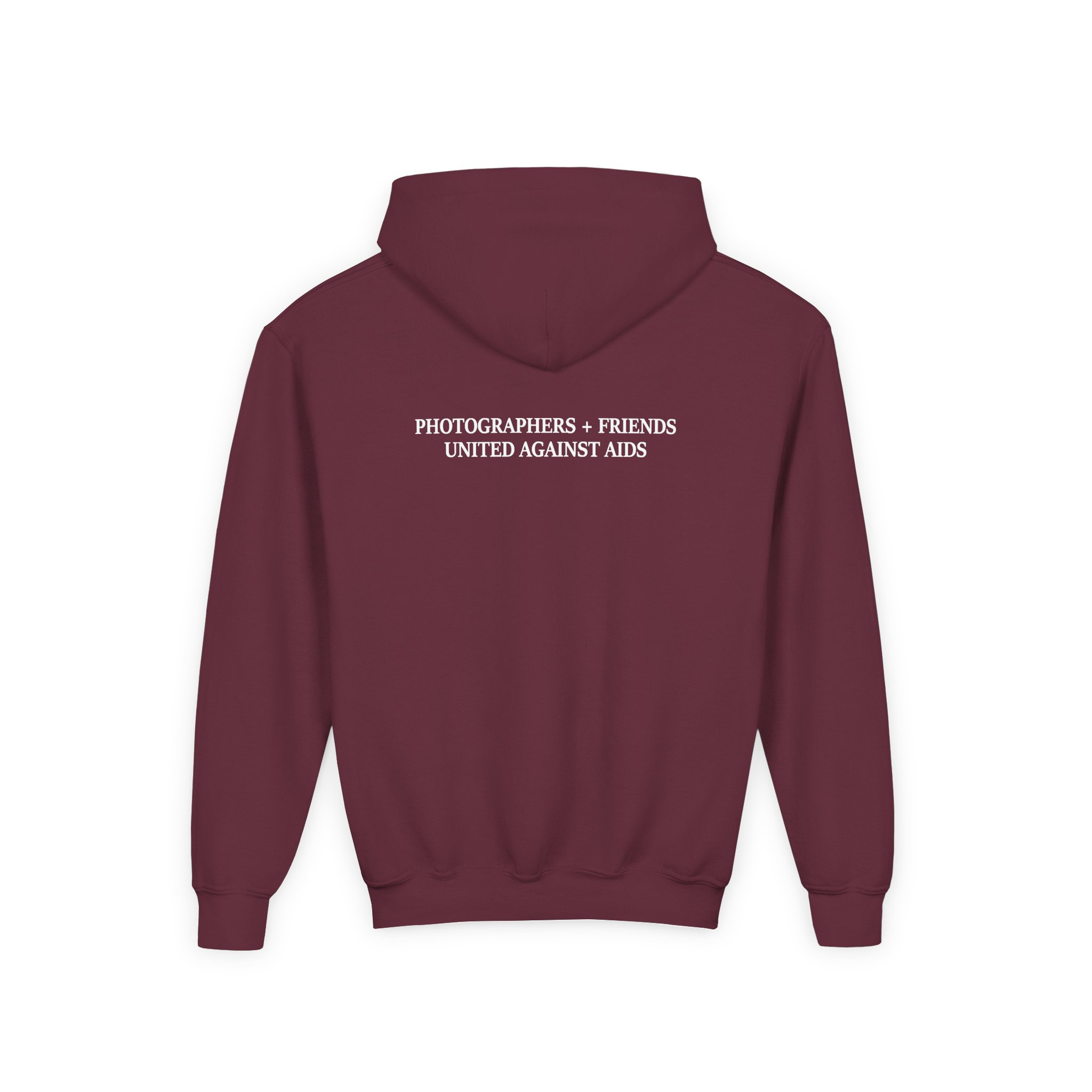 Jenny Holzer 1992 Youth Heavy Blend Hooded Sweatshirt - Image 4