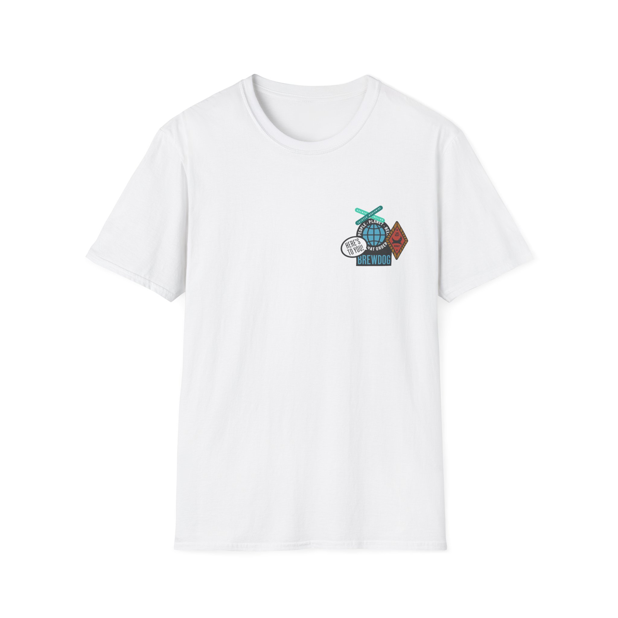 Brewdog Punk Sticker Unisex Softstyle T-Shirt