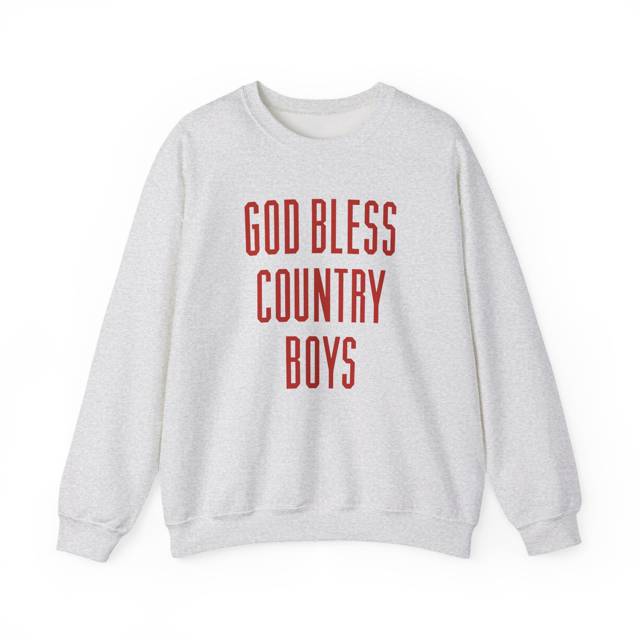 Hd God Bless Country Boys Unisex Heavy Blend™ Crewneck Sweatshirt - Image 3