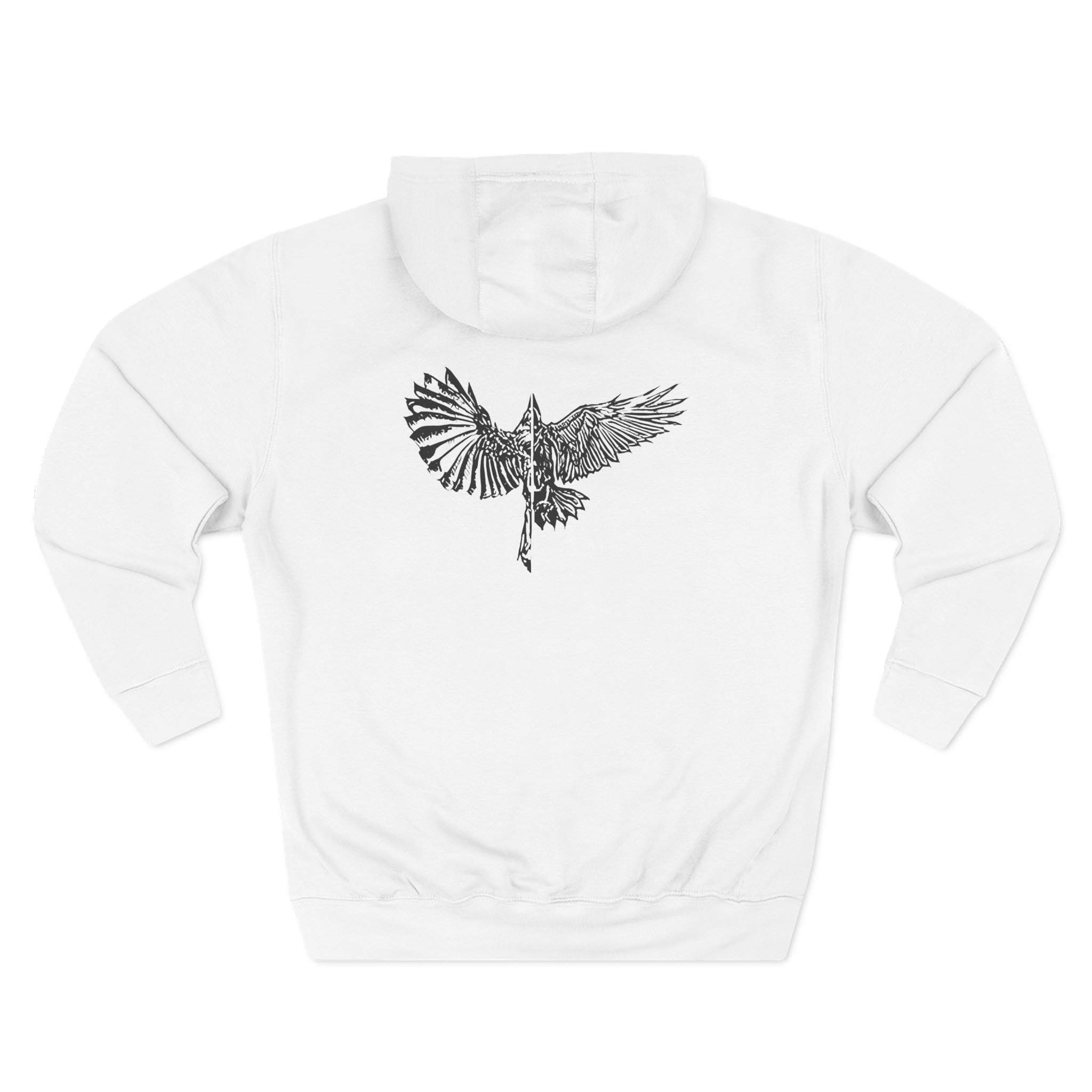 Hd Three-Panel Fleece Hoodie - Image 4
