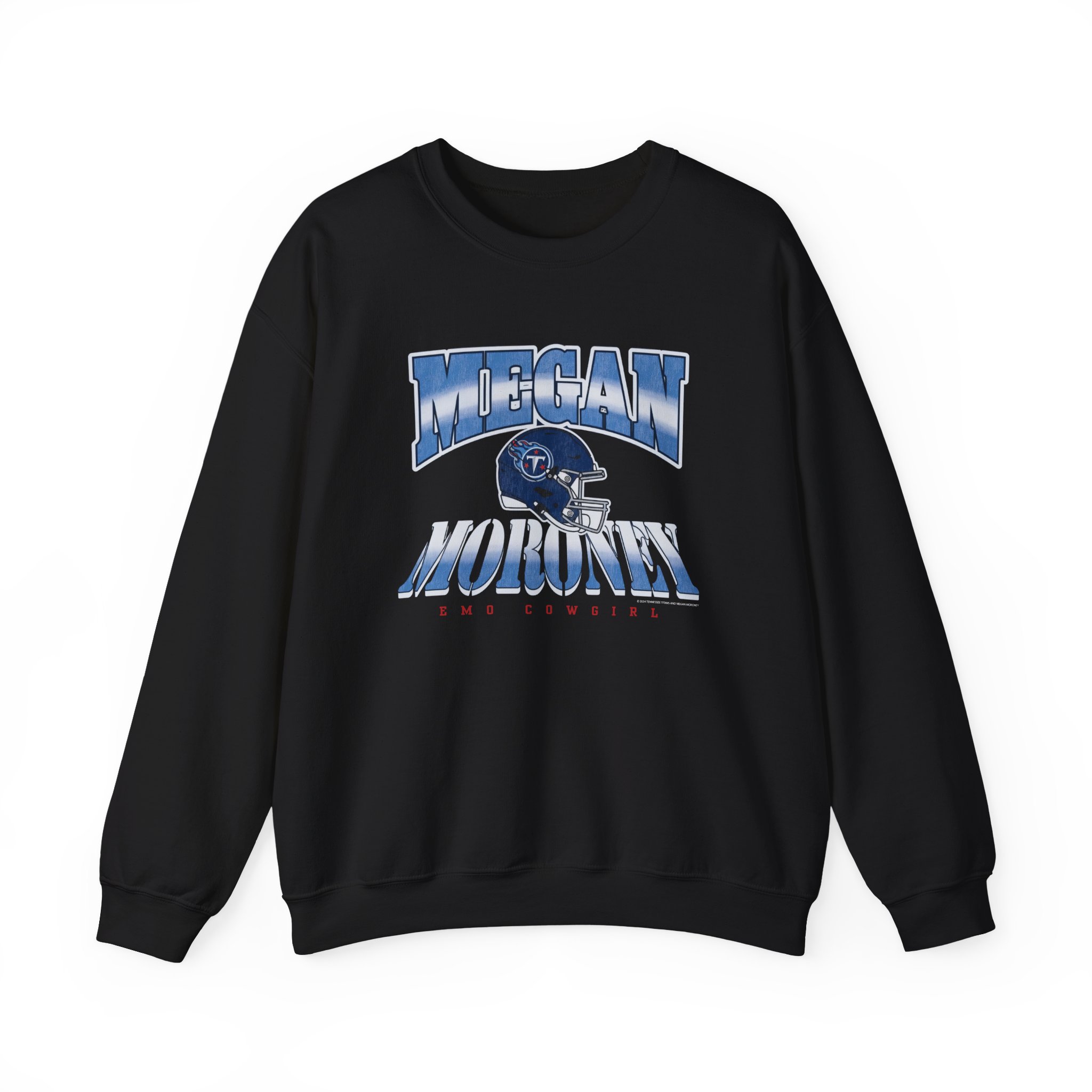 Megan Moroney Titans Helmet Unisex Heavy Blend™ Crewneck Sweatshirt